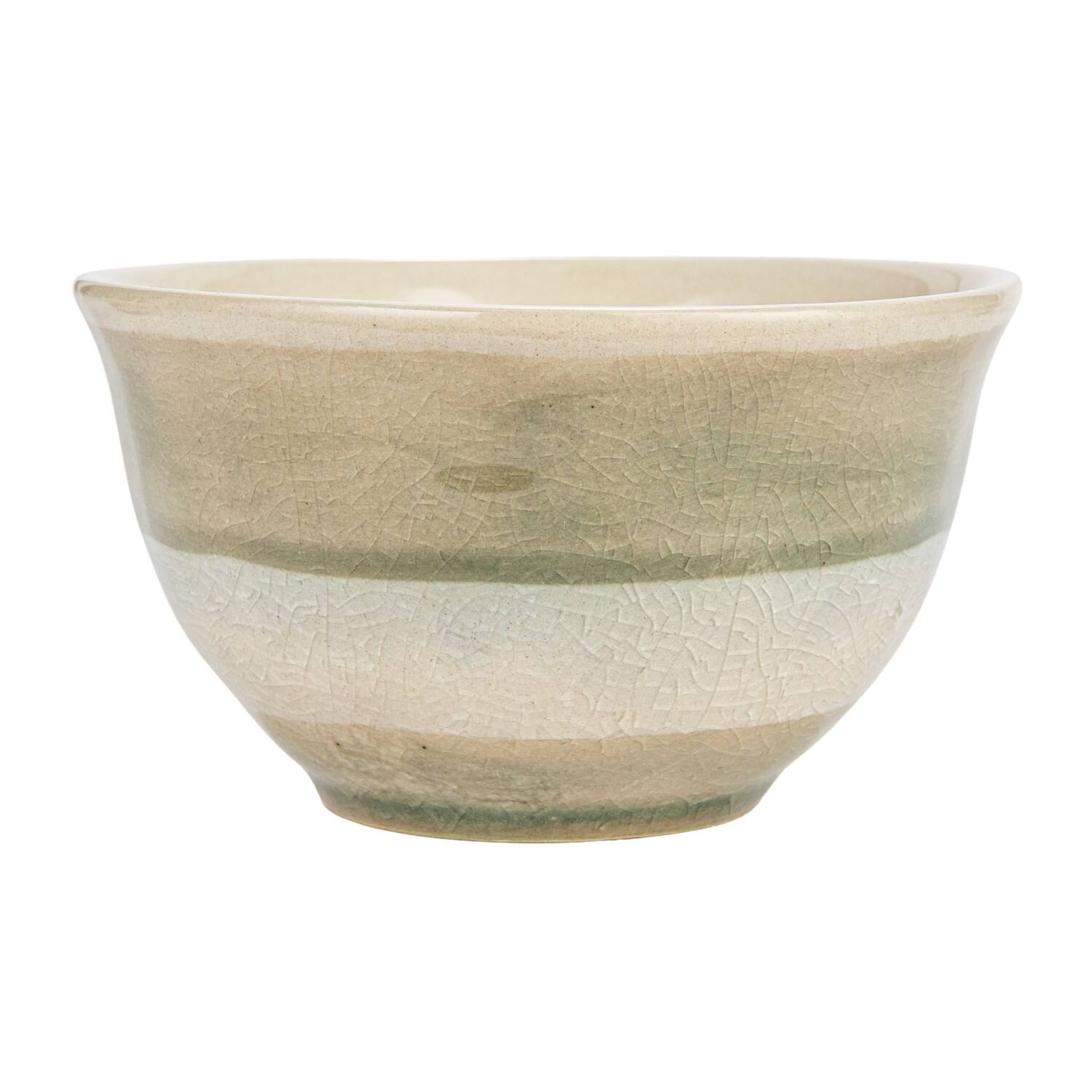 2&#x22; Multicolor Stoneware Bowls with Stripes, 12ct.