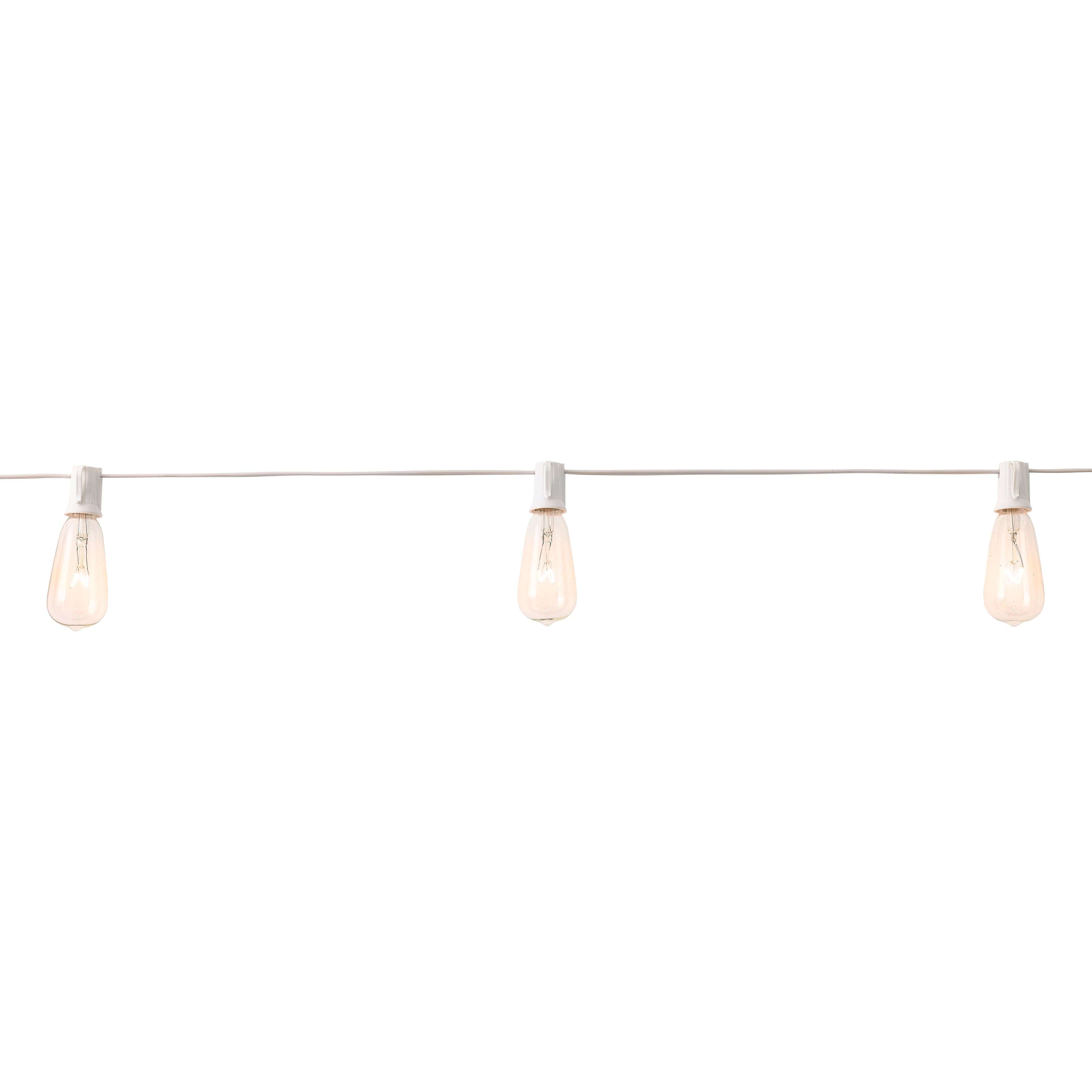 10ct. Edison String Lights with White Cord by Ashland™