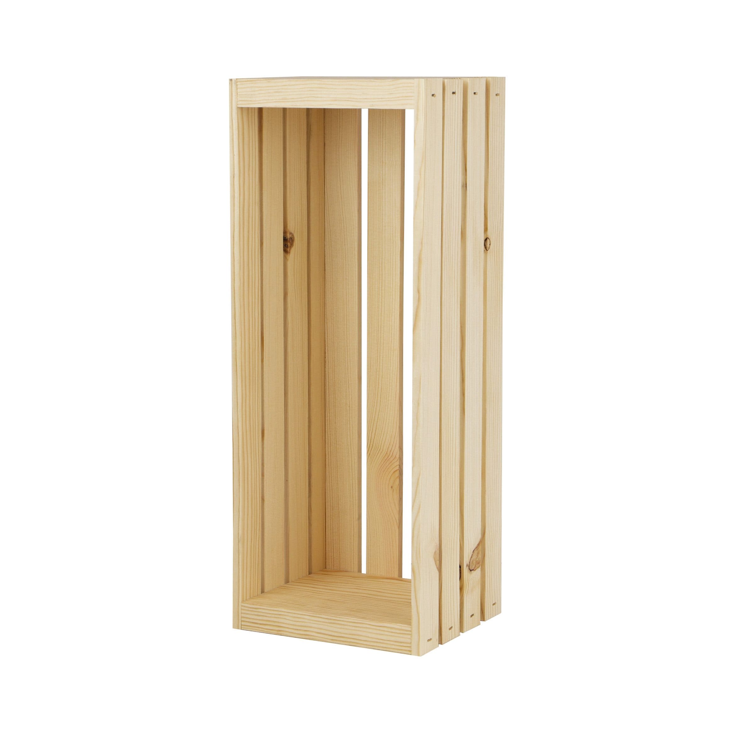 Good Wood by Leisure Arts&#xAE; 15&#x22; Wood Crate
