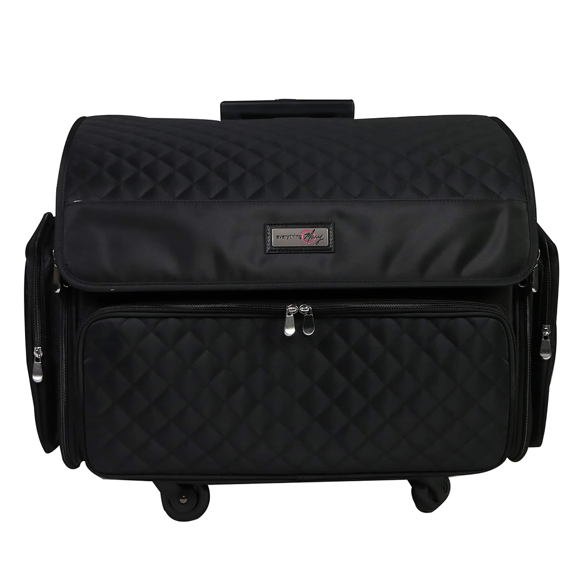 Everything Mary Black Quilted Deluxe Sewing Machine Storage Case