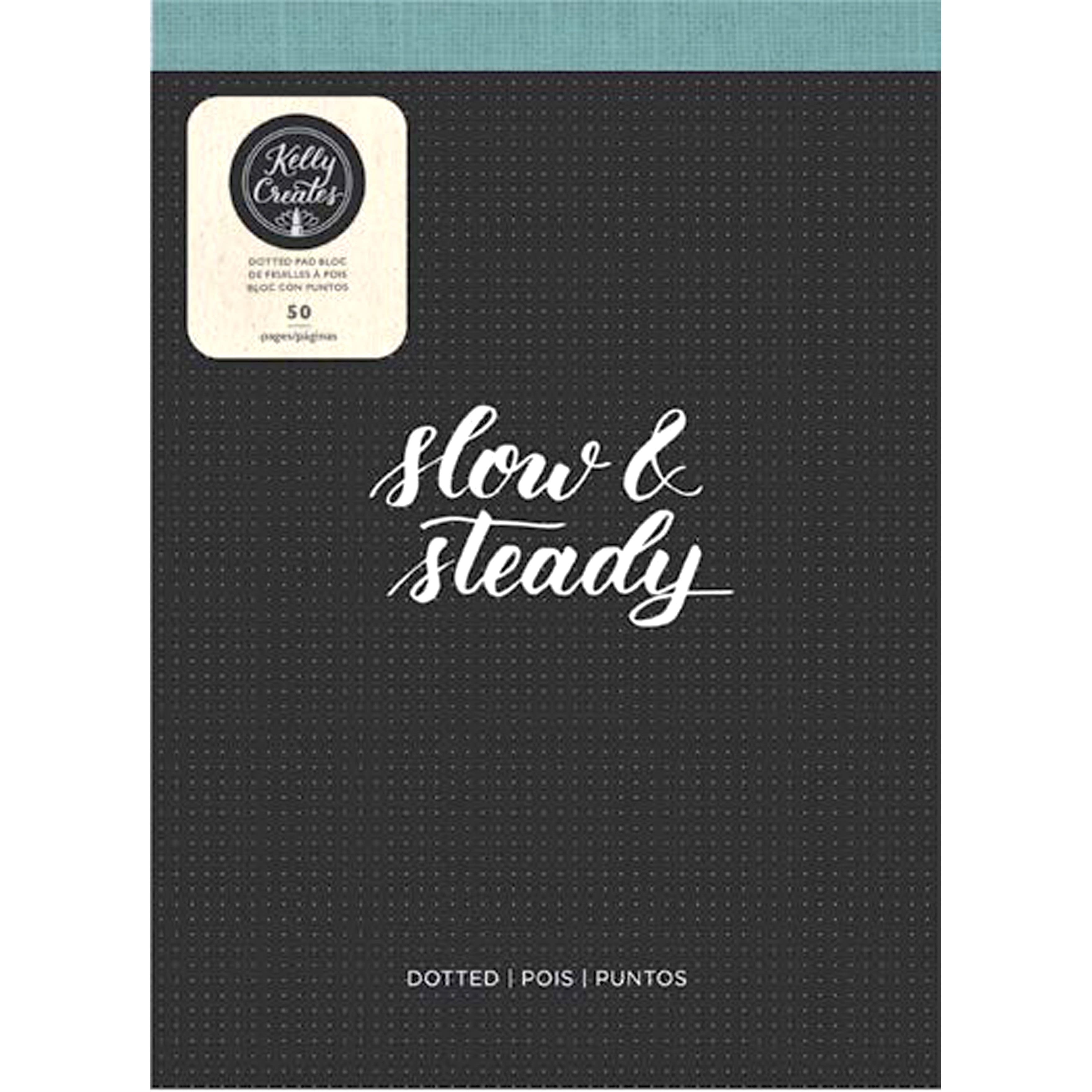 American Crafts Kelly Creates Dotted Paper Pad, 8.5 x 11