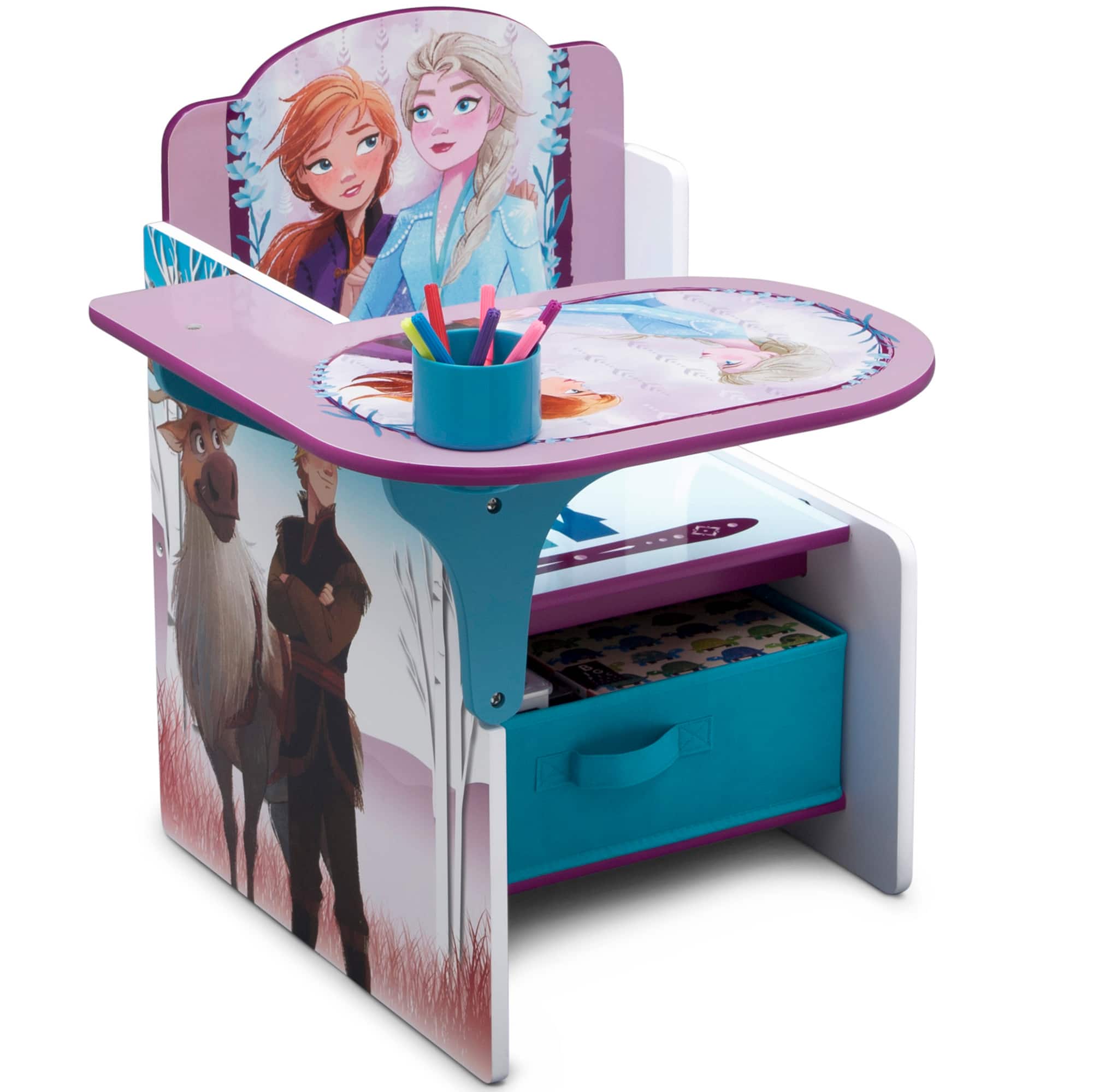 Disney® Frozen II Chair Desk with Storage Bin