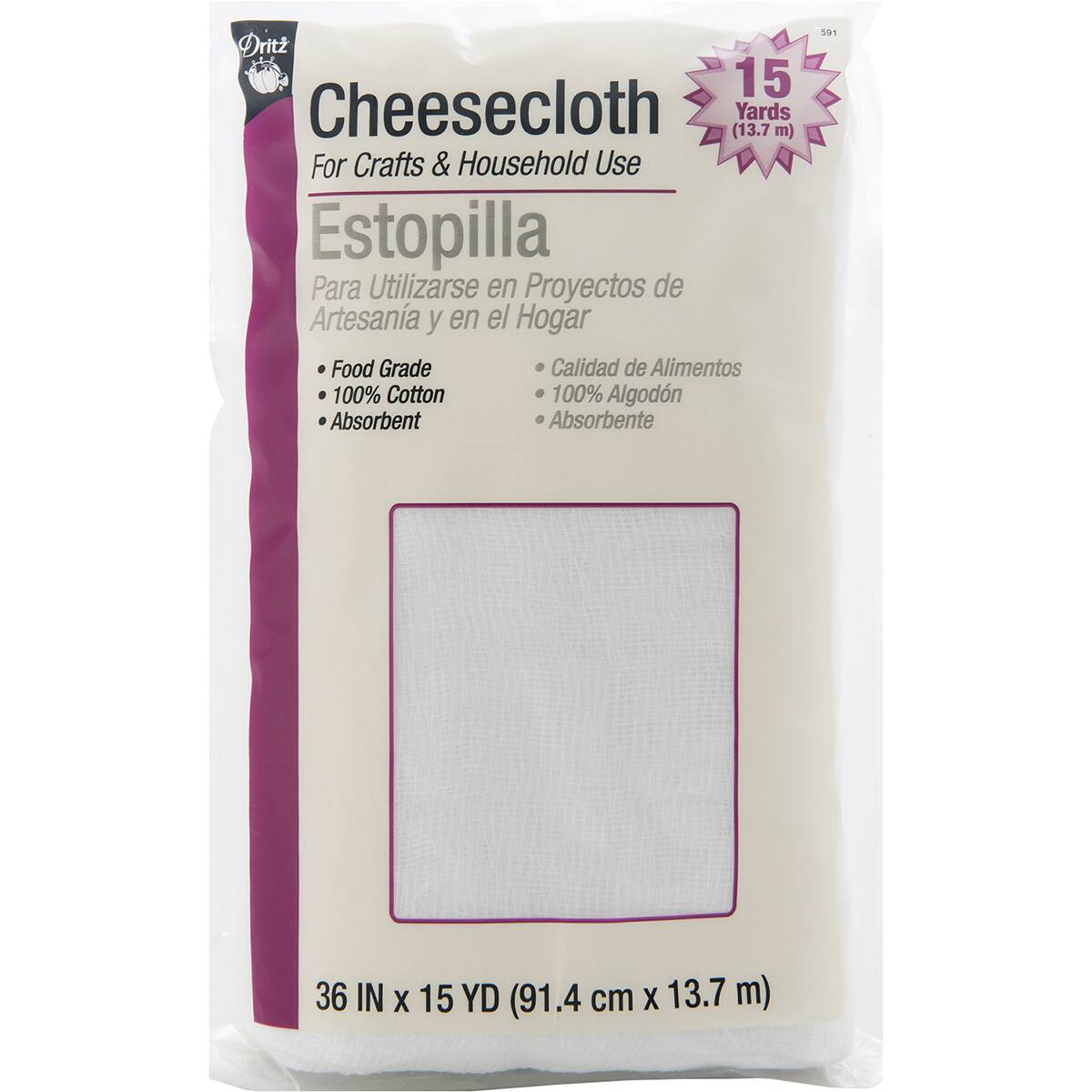 Dritz White Cheesecloth Michaels