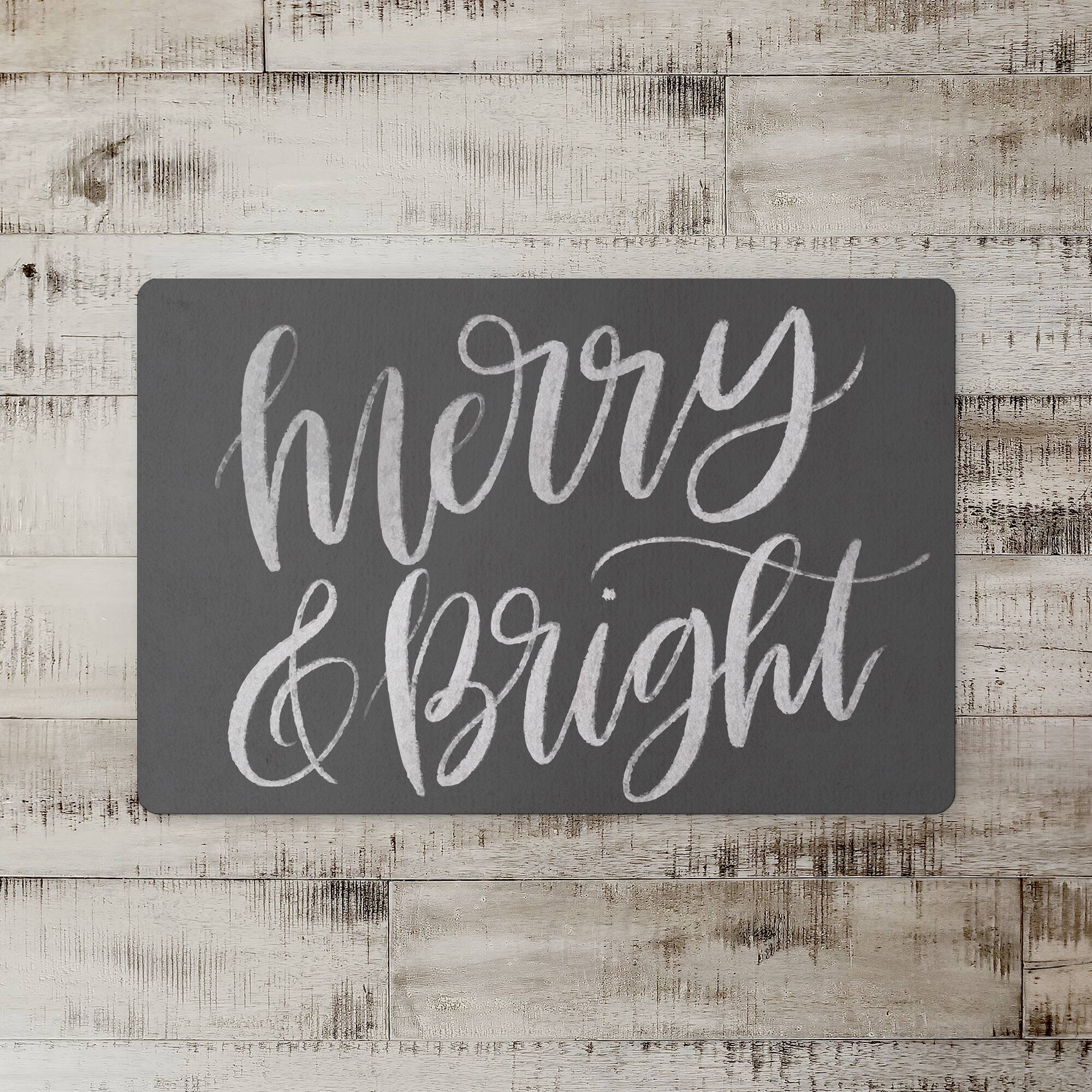 Merry And Bright 27x18 Floor Mat