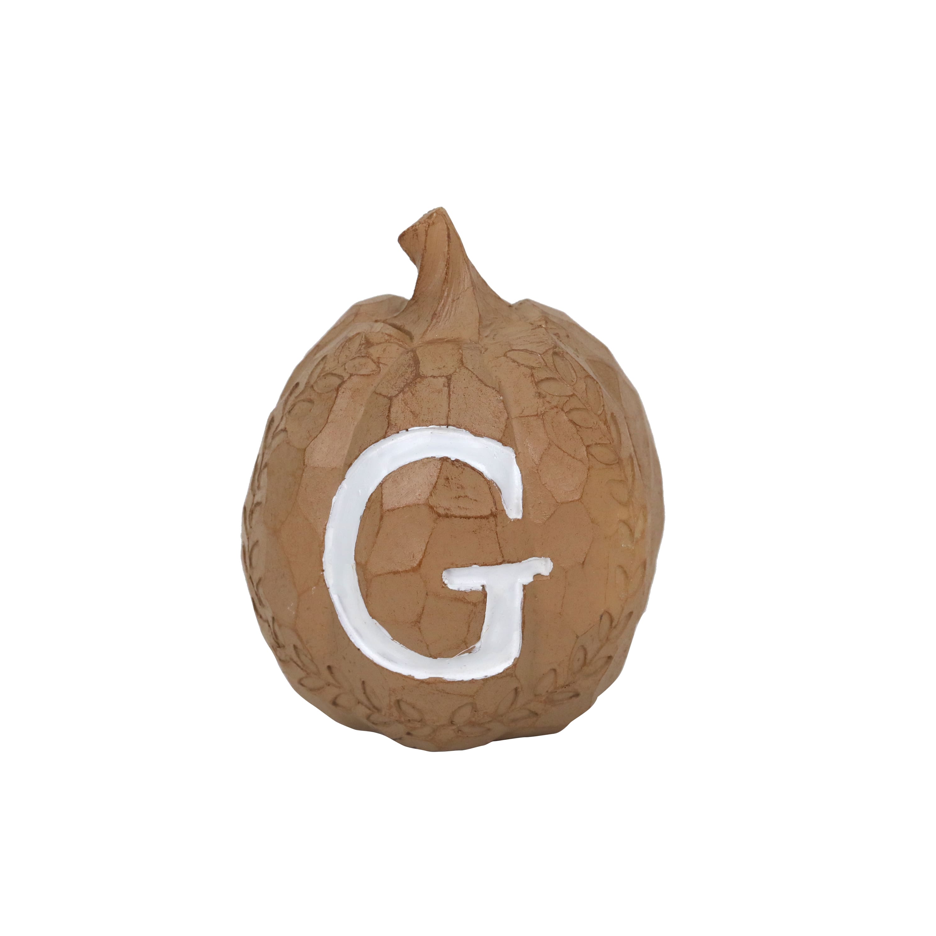 4&#x22; Fall Tabletop Pumpkin Monogram Letter by Ashland&#xAE;