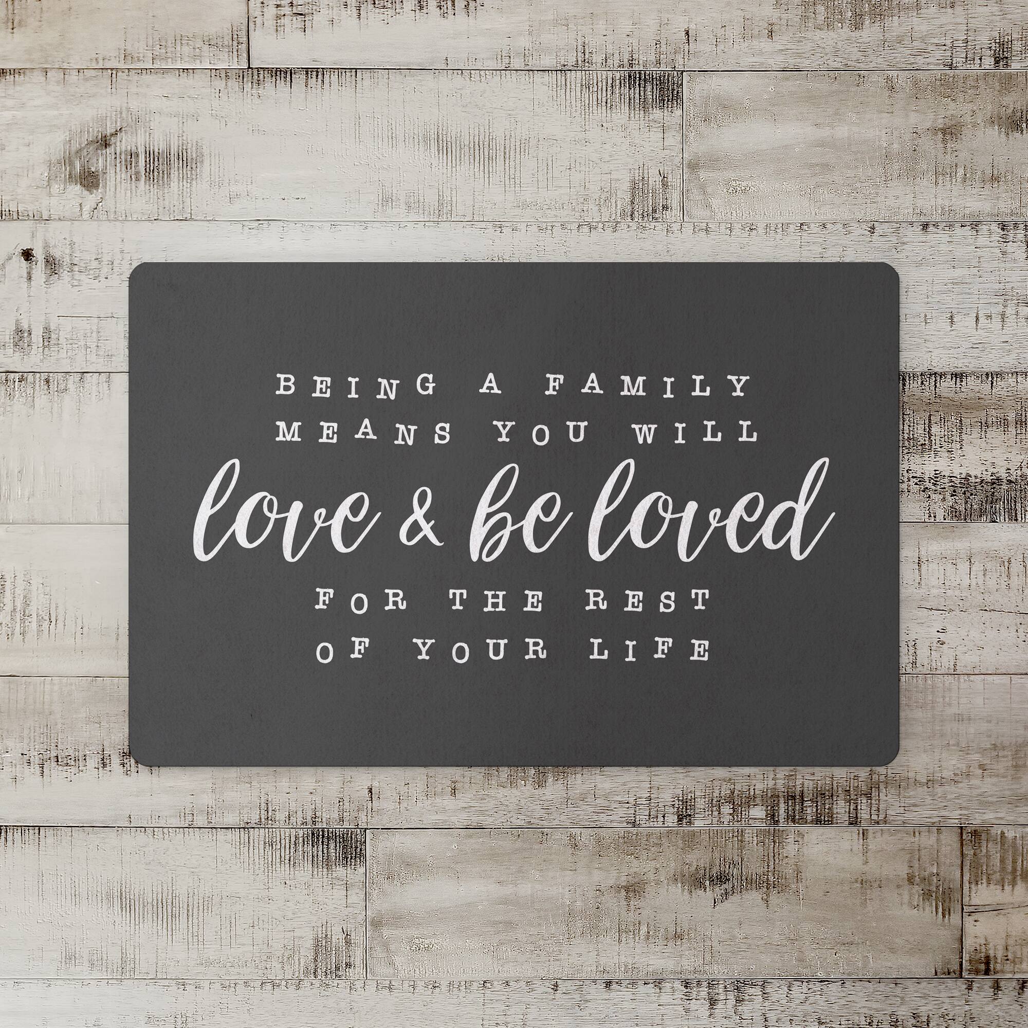 18&#x22; x 27&#x22; Love &#x26; Be Loved Floor Mat