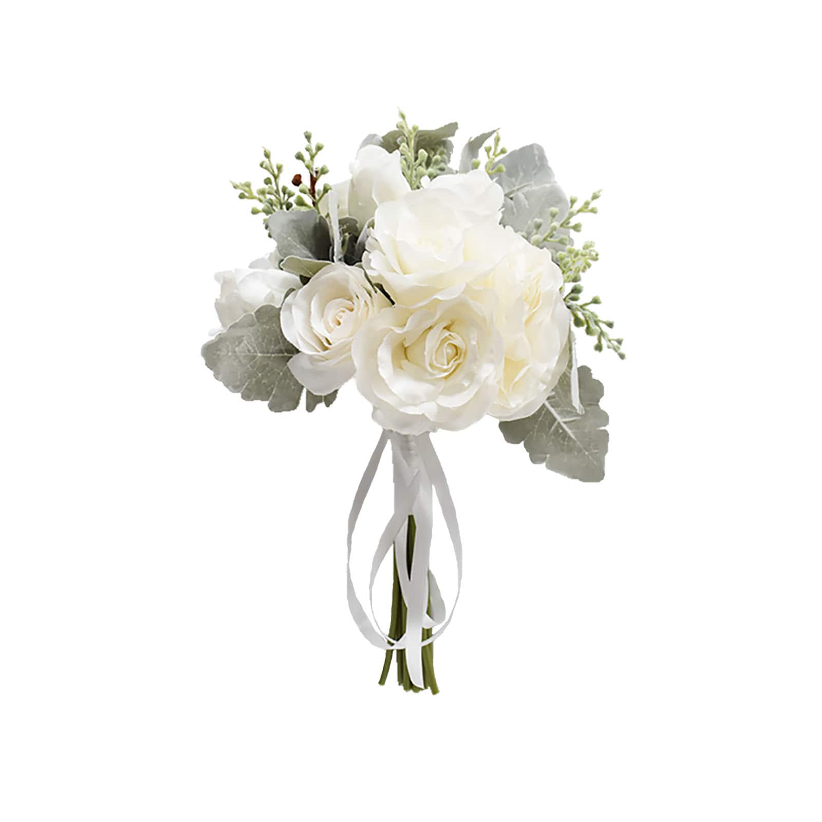 14&#x22; White Rose Stem Bundle by Ashland&#xAE;
