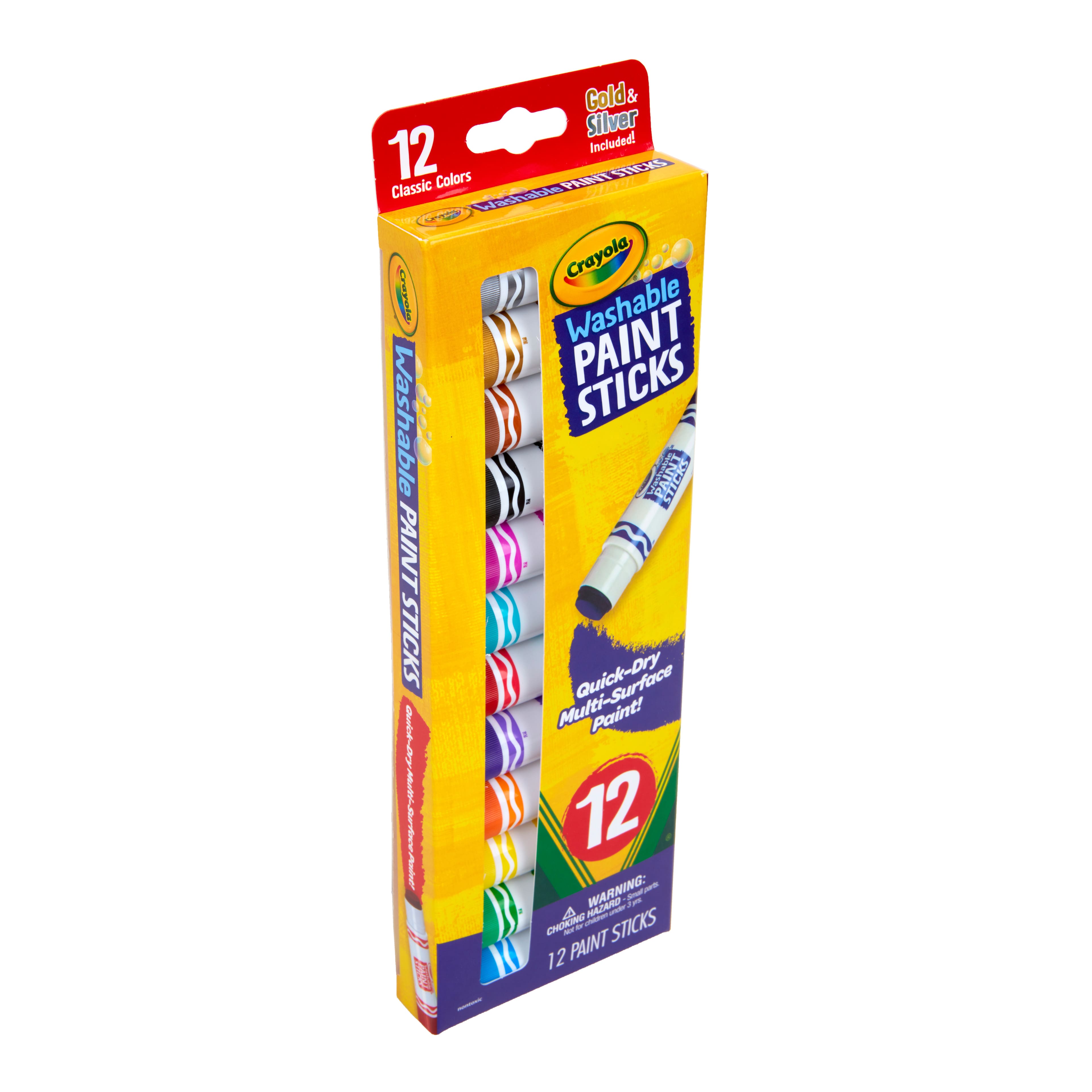 Crayola&#xAE; 12 Color Washable Paint Sticks