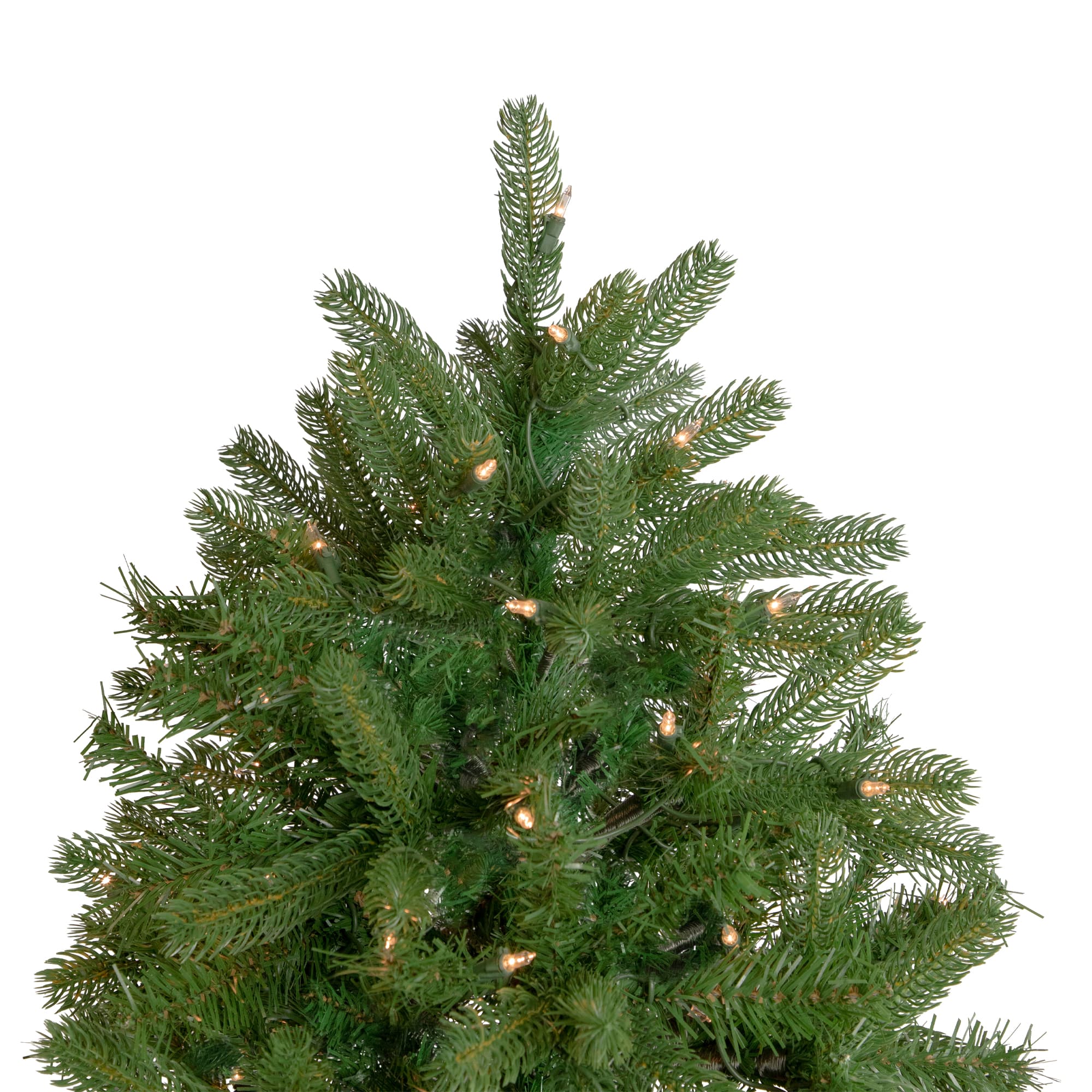 6.5ft. Pre-Lit Full Sierra Noble Fir Artificial Christmas Tree, Clear Lights