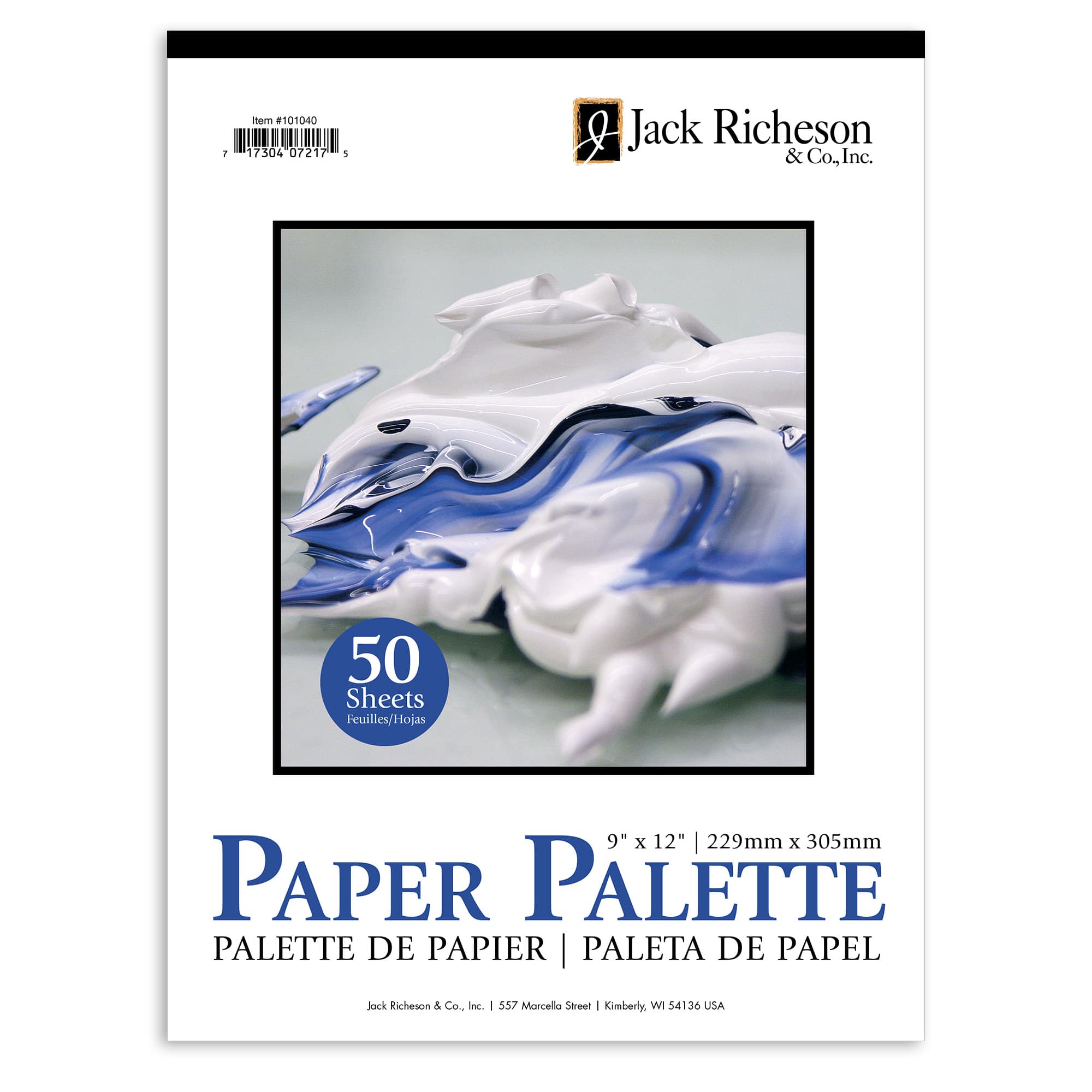 Jack Richeson Disposable Palette, 9&#x22; &#xD7; 12&#x22;