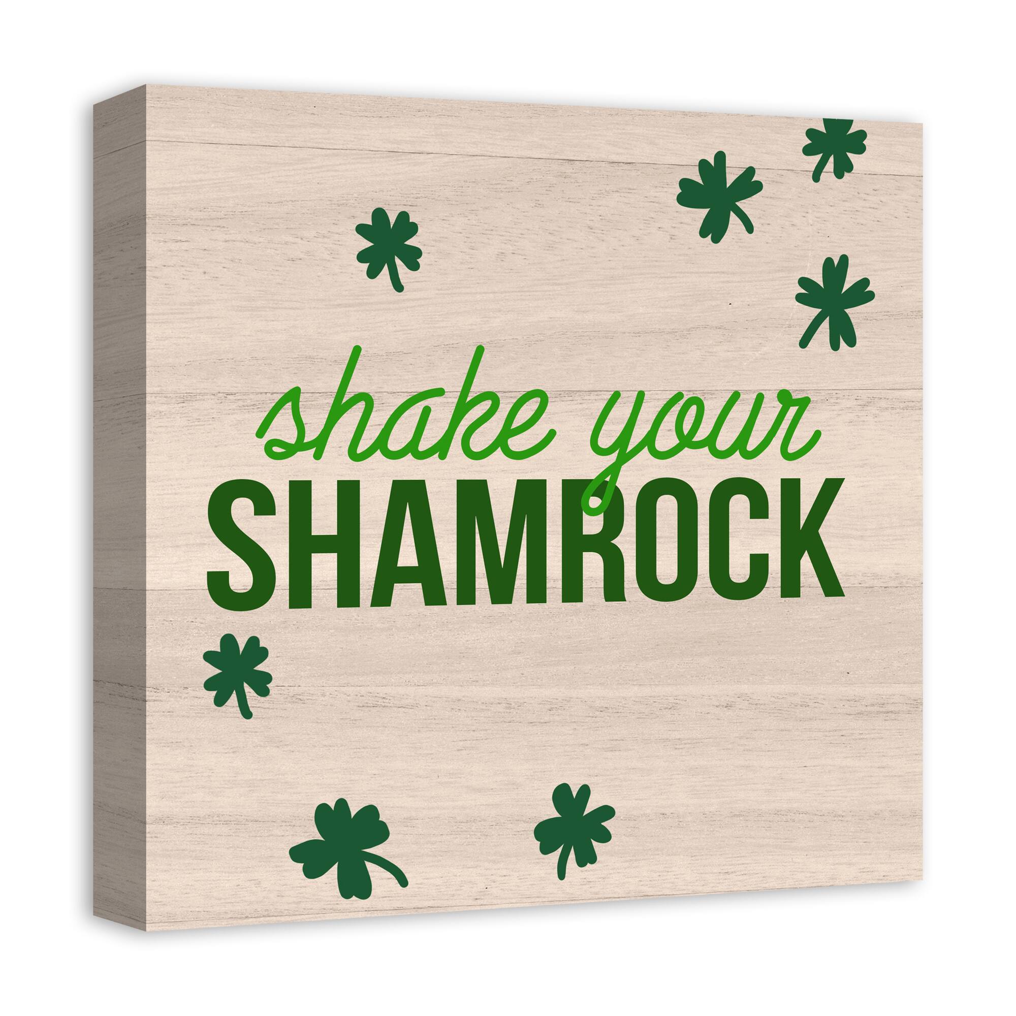 Shake Your Shamrock 16" x 16" Canvas Wall Art