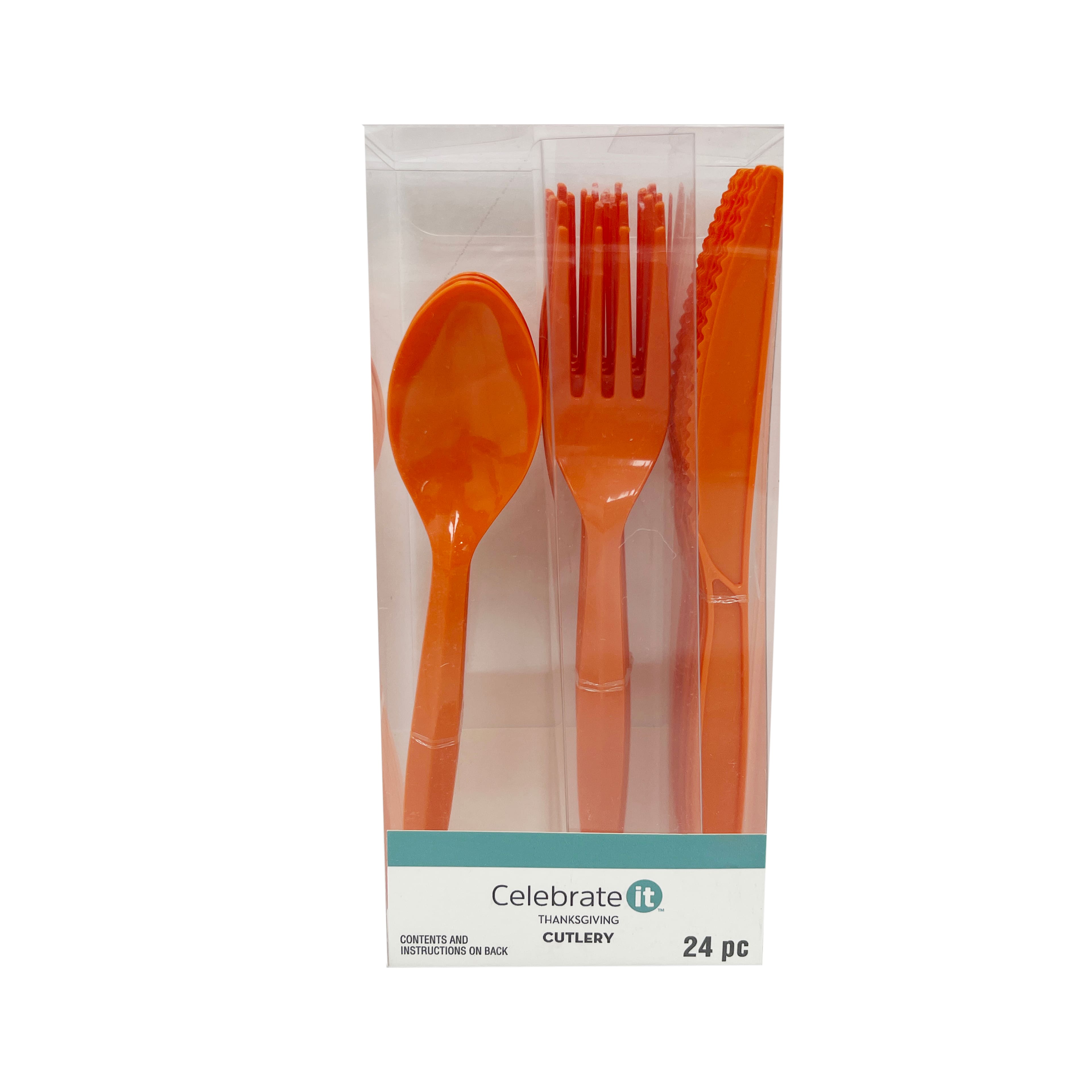 Orange Cutlery by Celebrate It&#x2122;