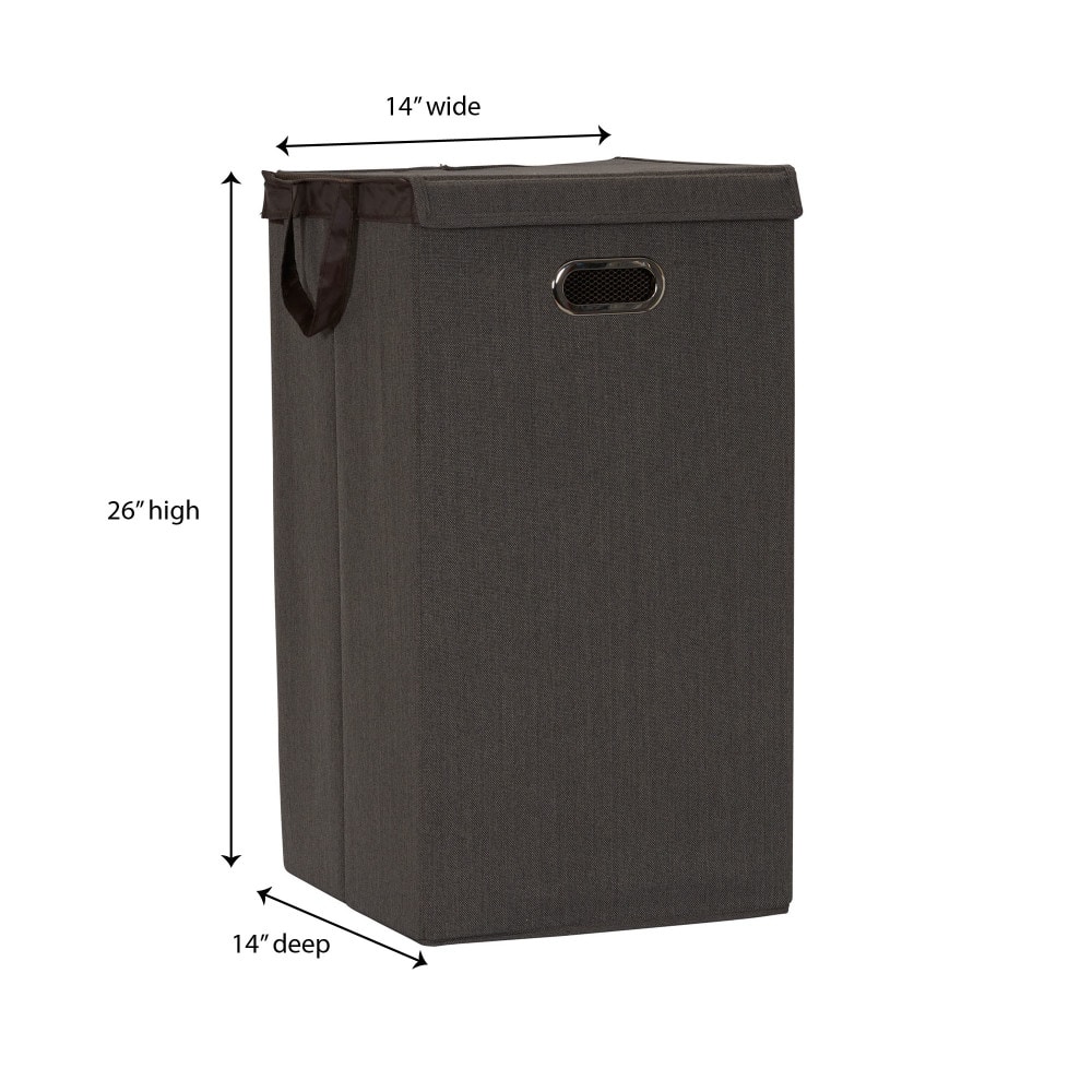 Household Essentials 26&#x22; Laundry Hamper with Lid