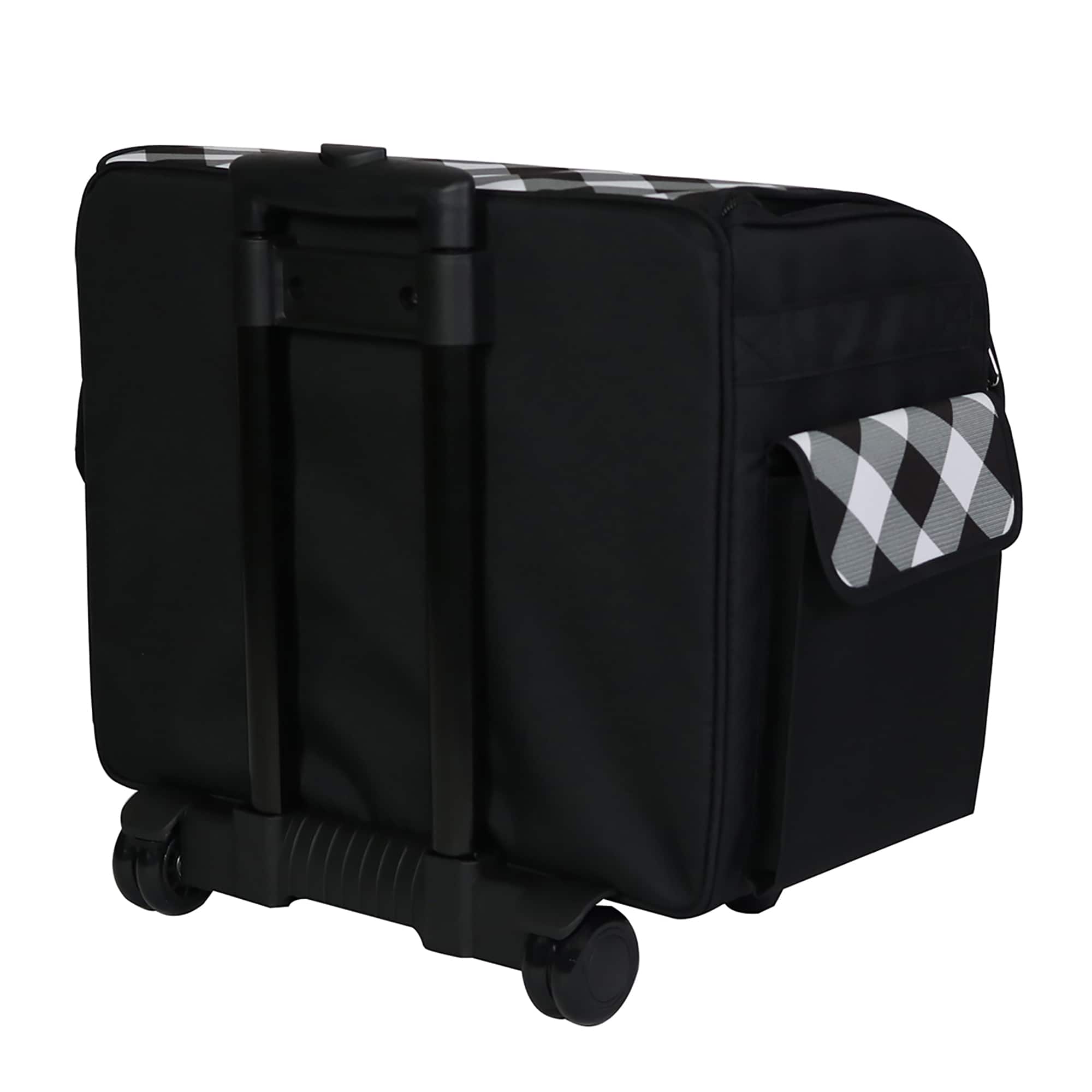 Everything Mary Buffalo Check Rolling Sewing Machine Tote