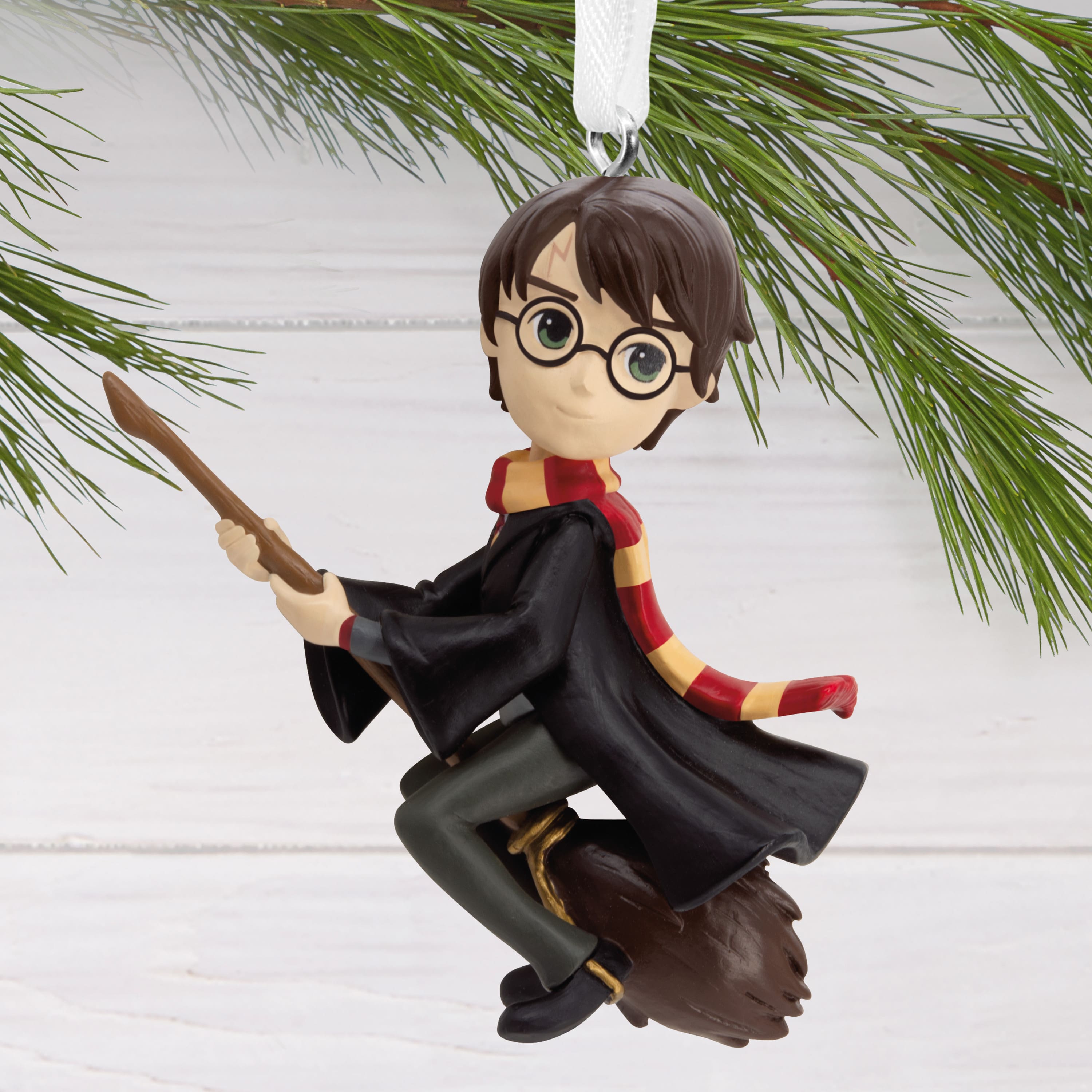 Hallmark 3&#x22; Harry Potter&#x2122; on Broom Stylized Ornament