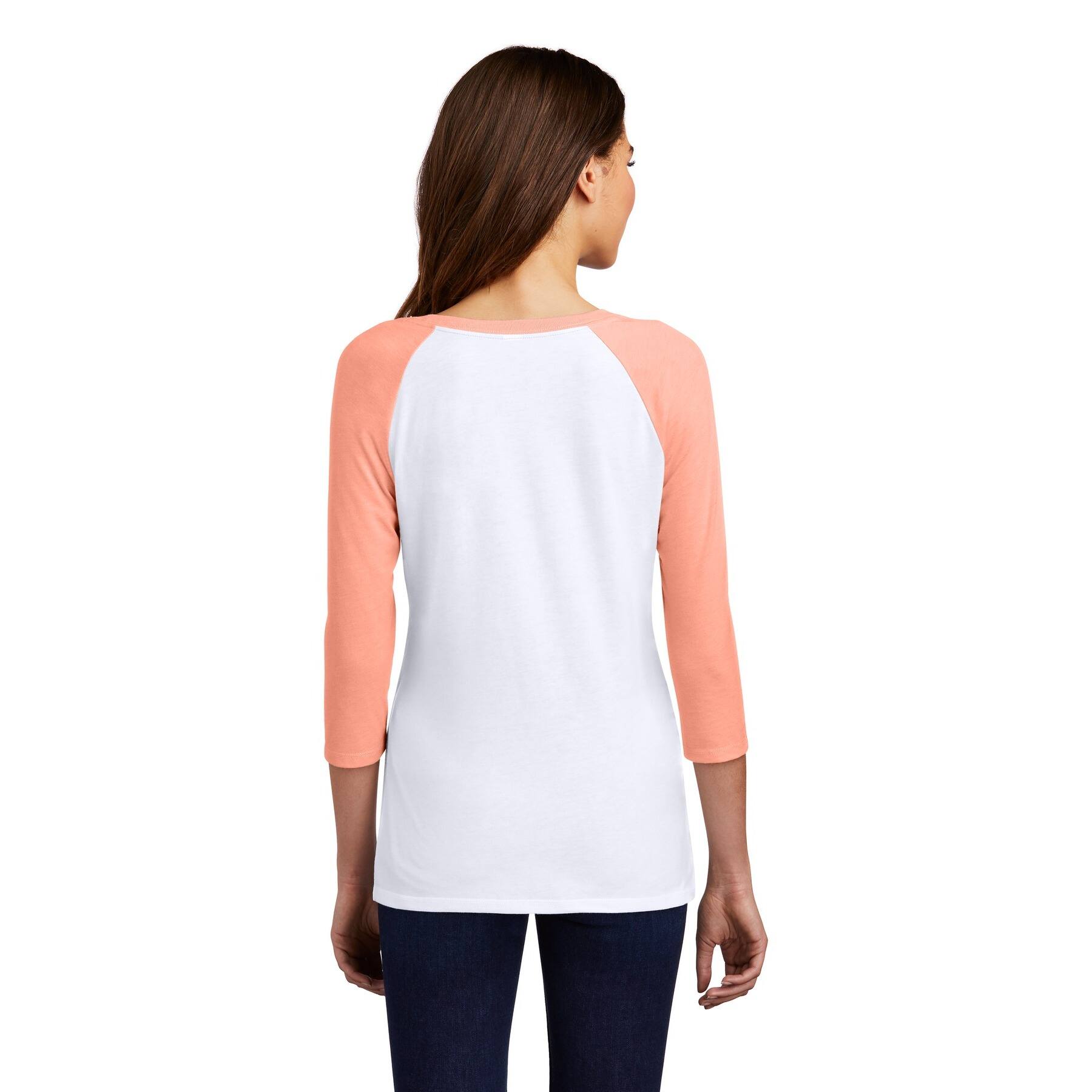 District® Women's Perfect Tri® 3/4-Sleeve Raglan Adult T-Shirt