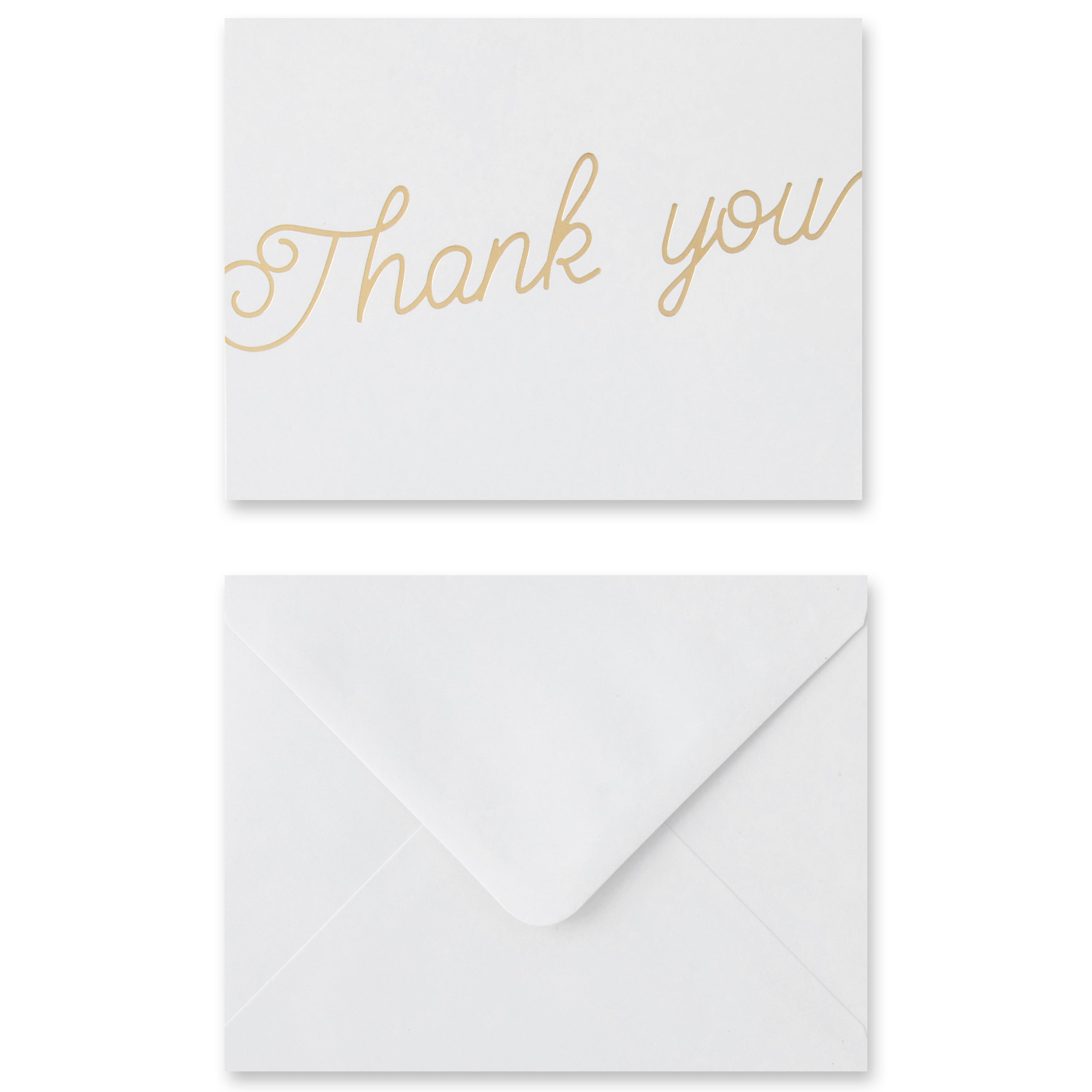 12 Packs: 40 ct. (480 total) 4.25&#x22; x 5.5&#x22; Thank You Cards &#x26; Envelopes by Recollections&#x2122;