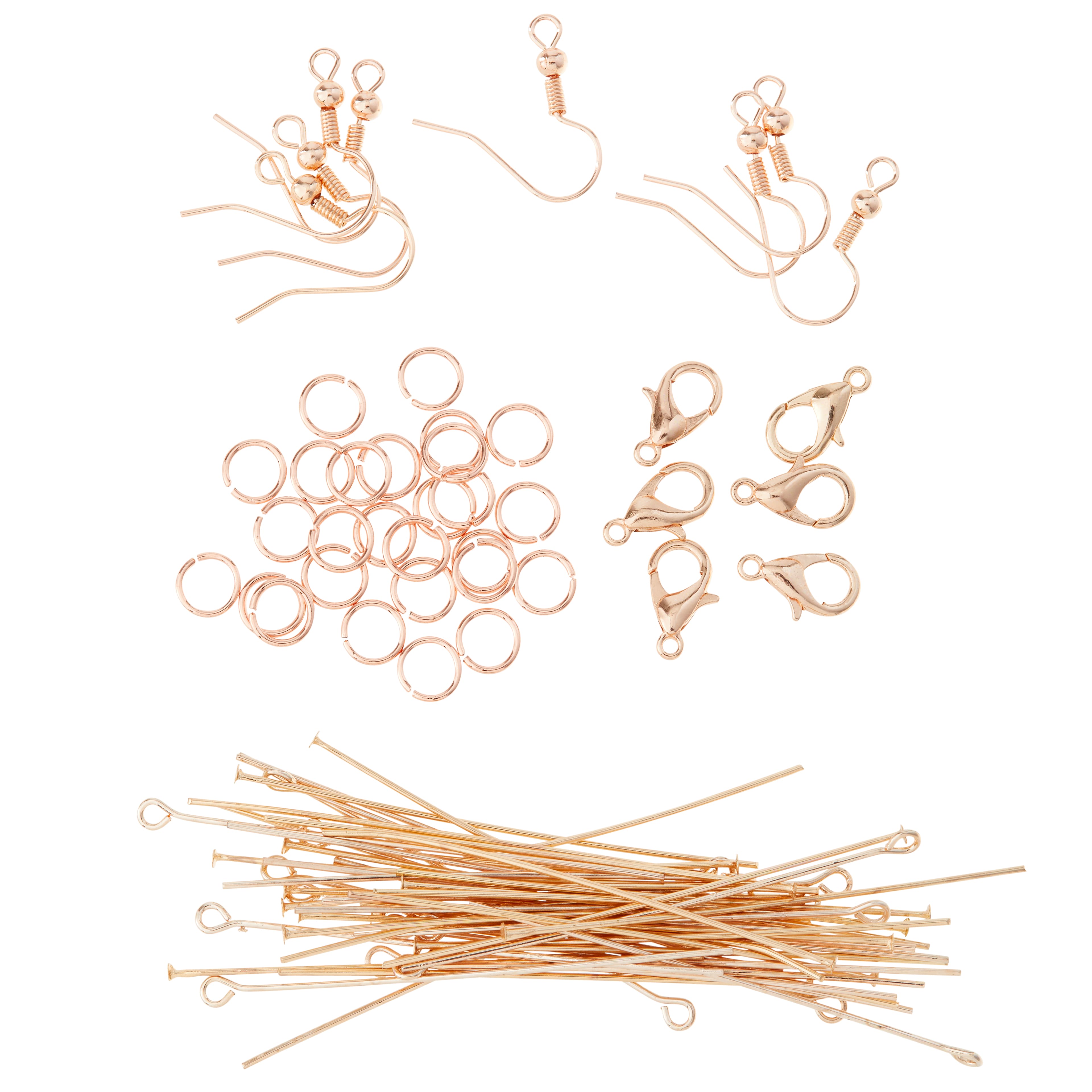 12 Pack: Rose Gold Jewelry Finding Kit by Bead Landing™