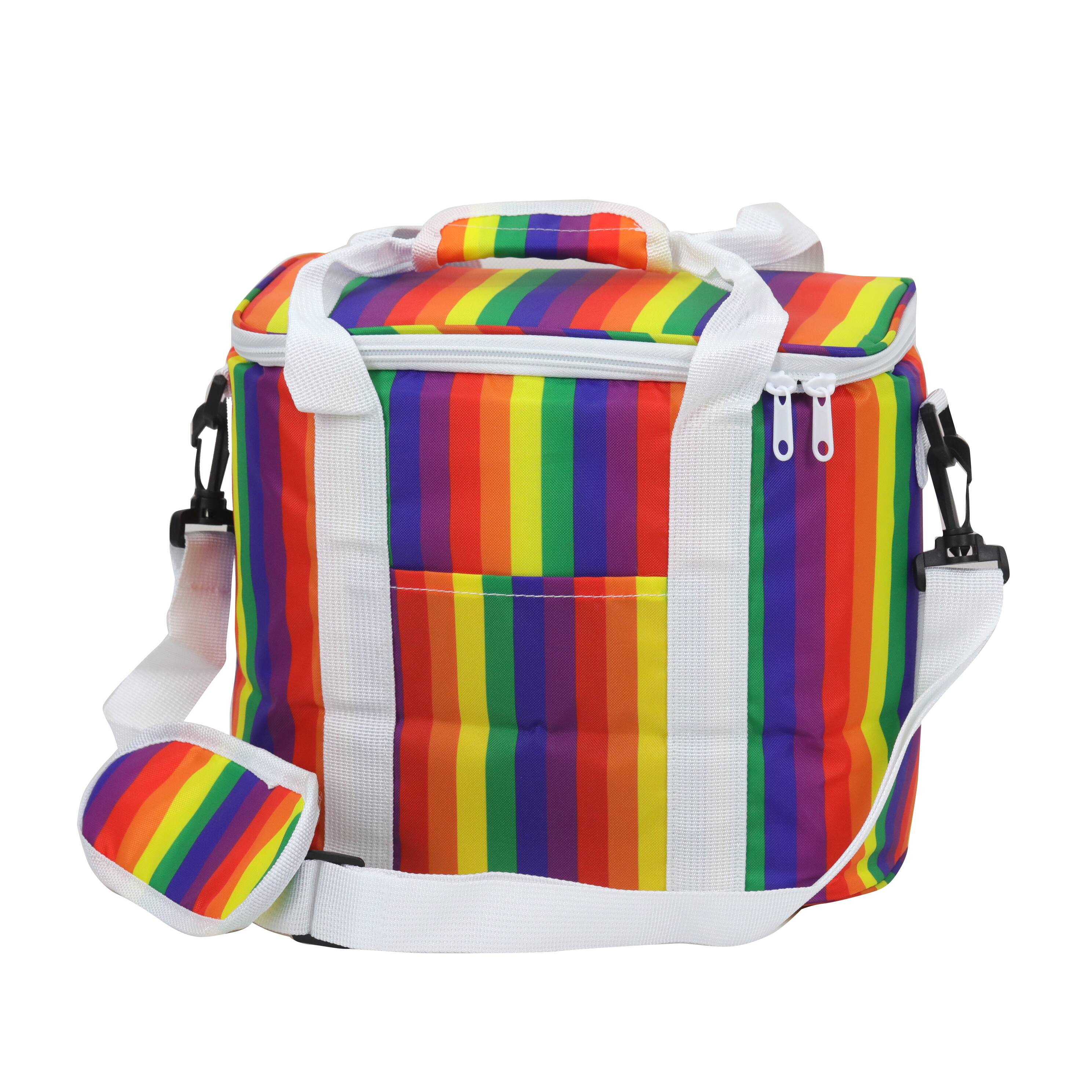 11&#x22; Pride Rainbow Cooler Bag by Celebrate It&#x2122;