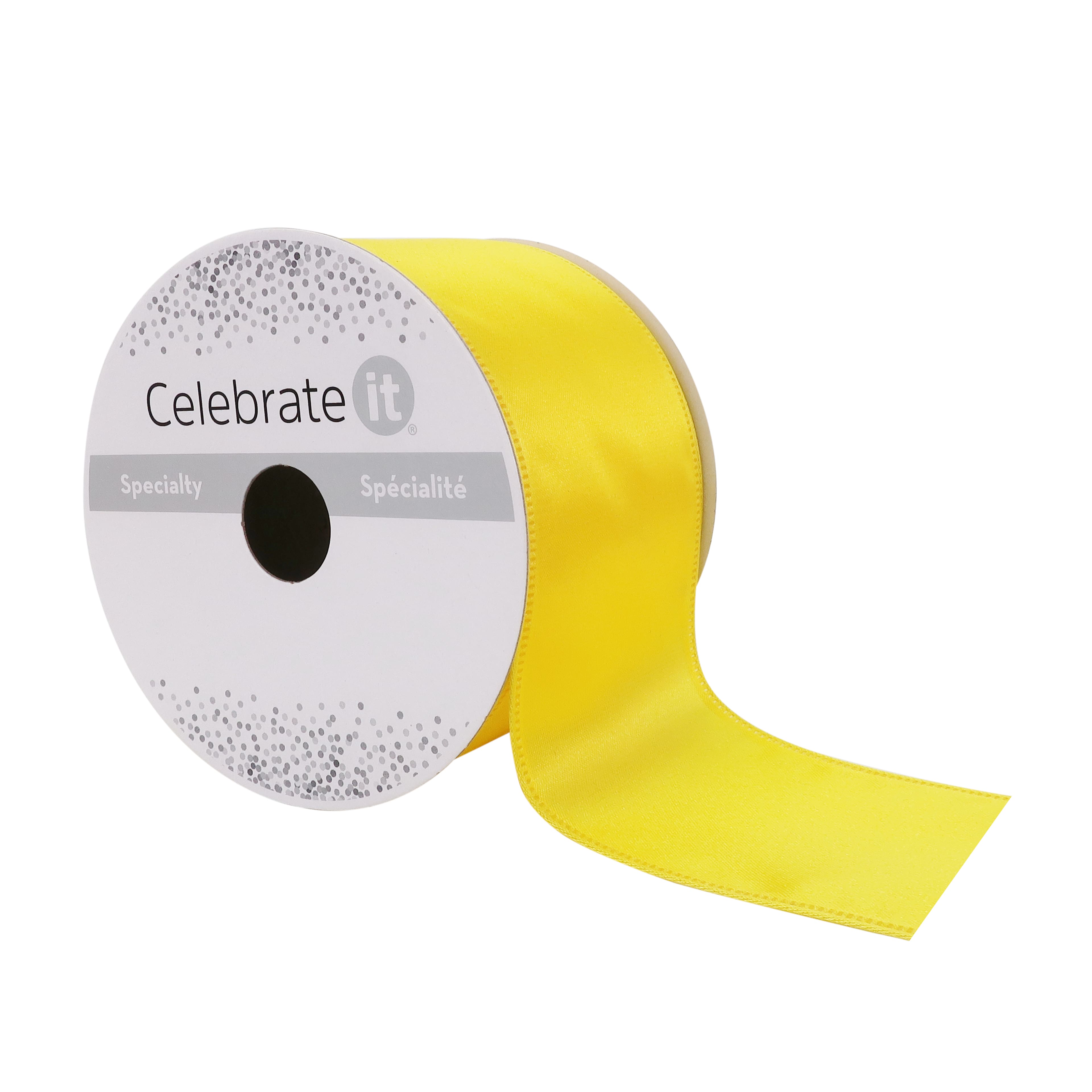 2.5" x 10yd. Satin Wired Ribbon by Celebrate It® Specialty