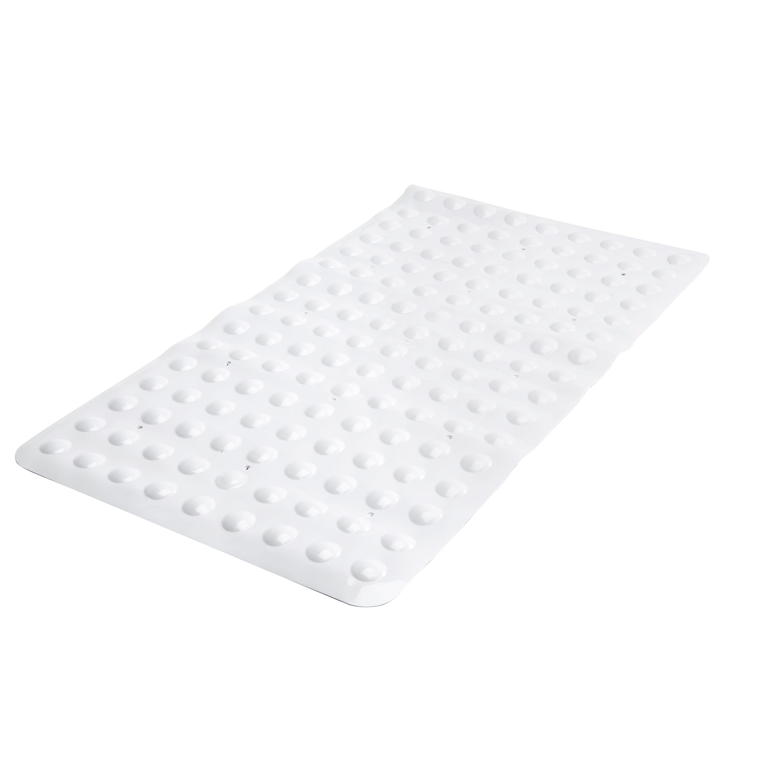 Bath Bliss White Sanitized Non-Slip Bath Mat