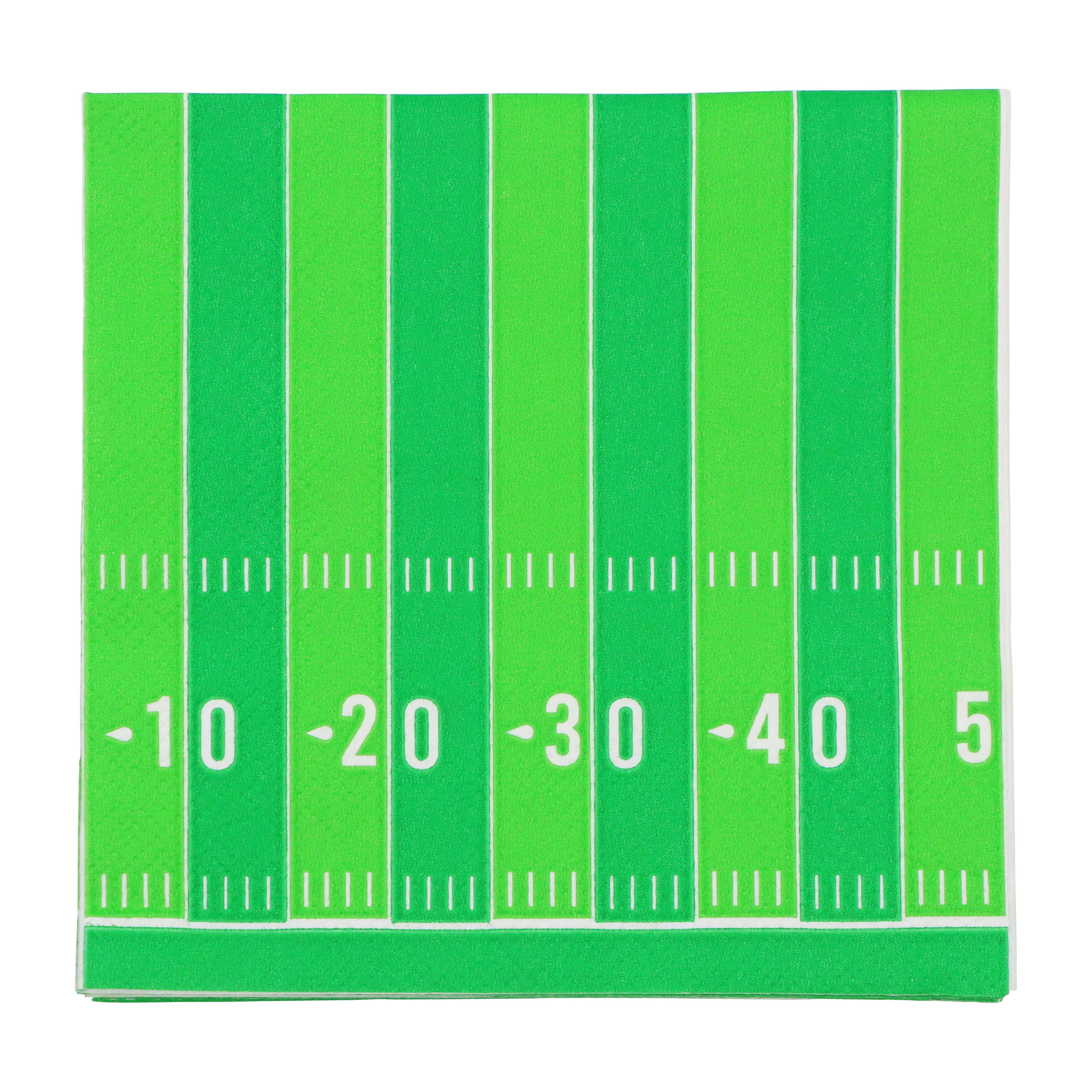 Football Field Cocktail Paper Napkins, 20ct. by Celebrate It&#x2122;