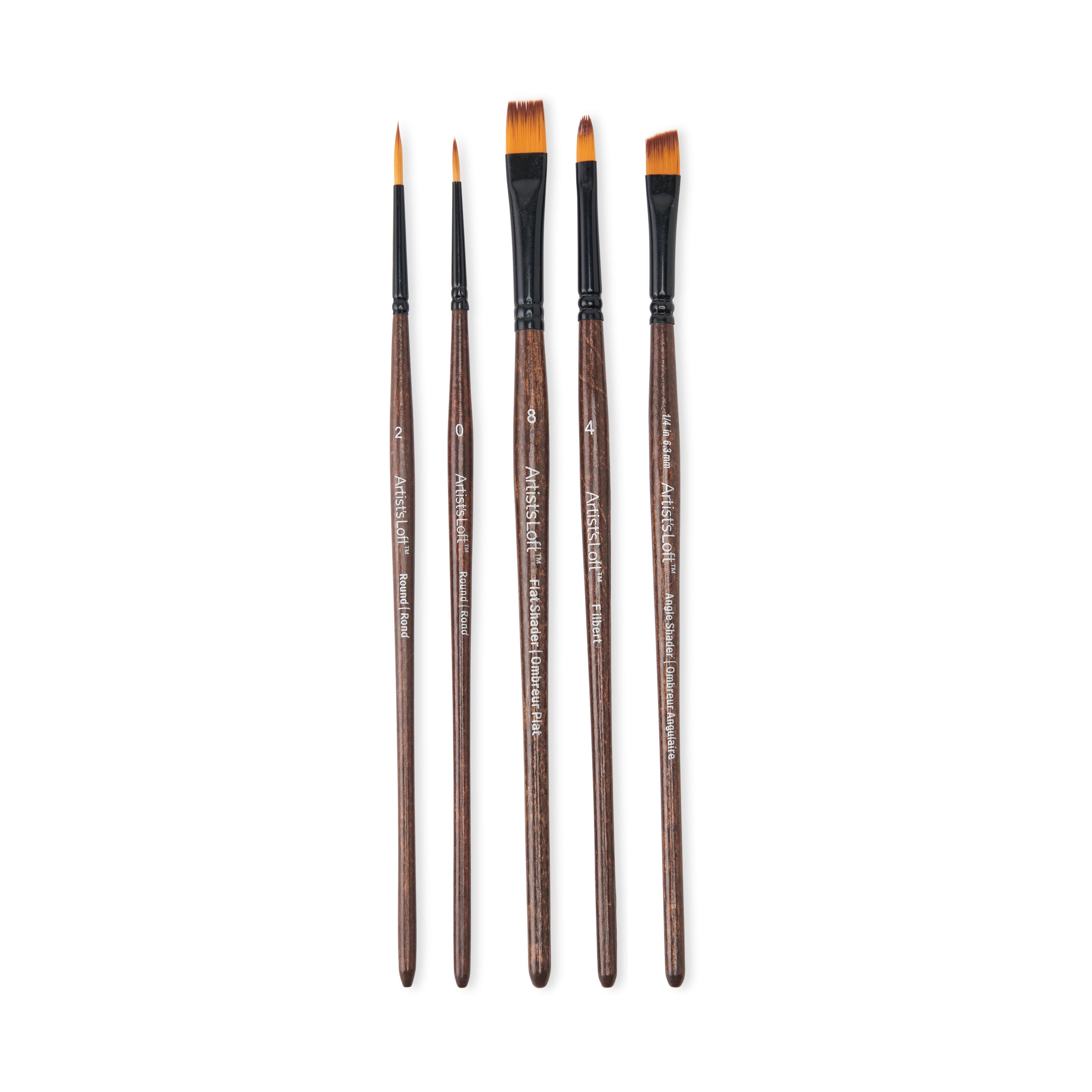 12 Pack: Golden Synthetic Acrylic Brush Set by Artist's Loft™