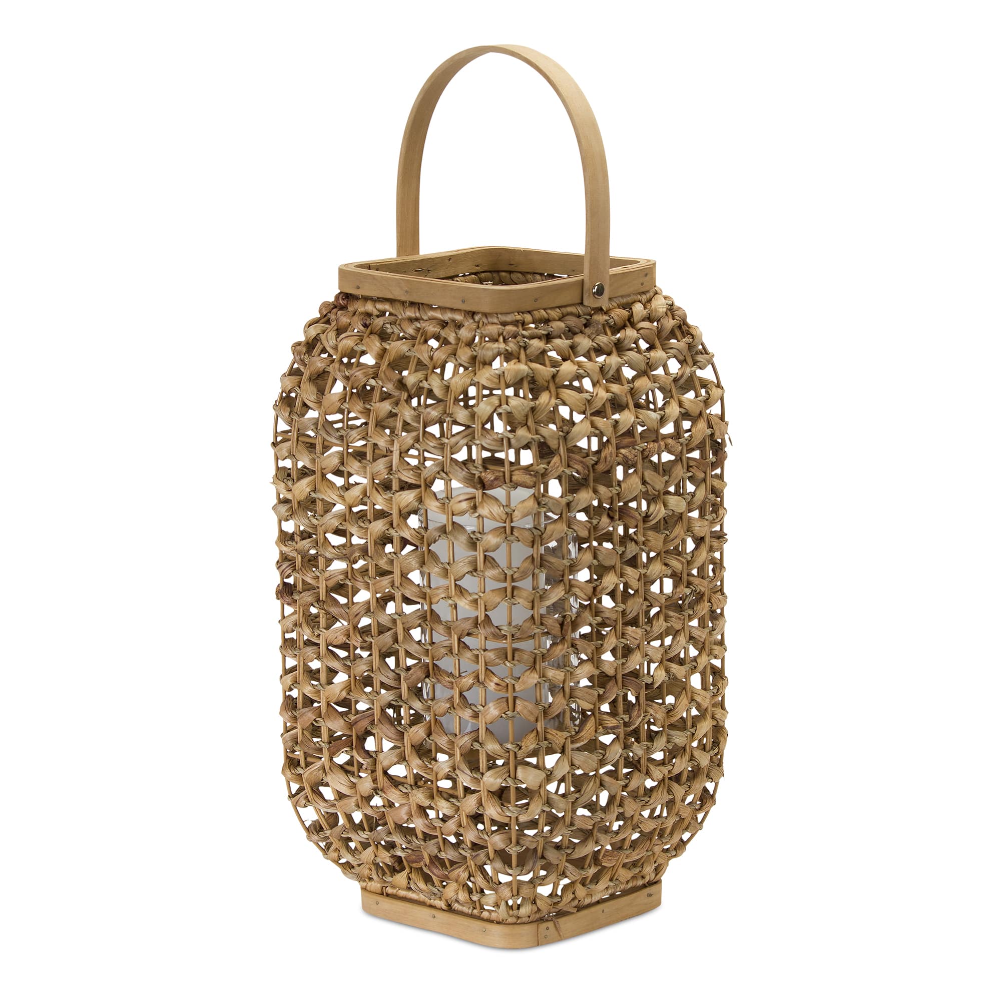 21.5&#x22; Wicker Lantern