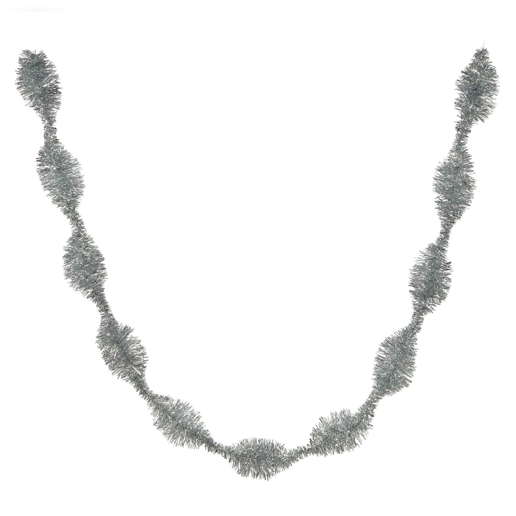 6ft. Silver Wavy Tinsel Garland by Ashland®