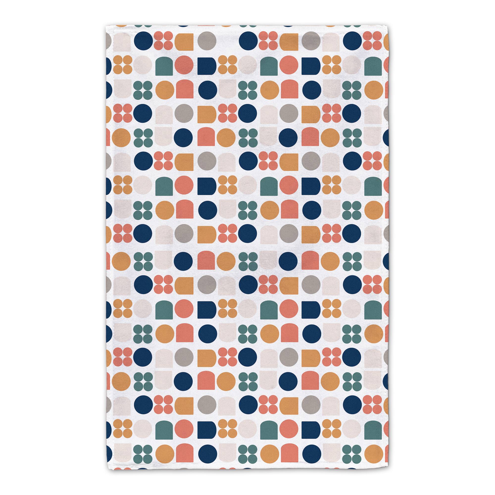 Welcome Retro Shapes Tea Towel Set