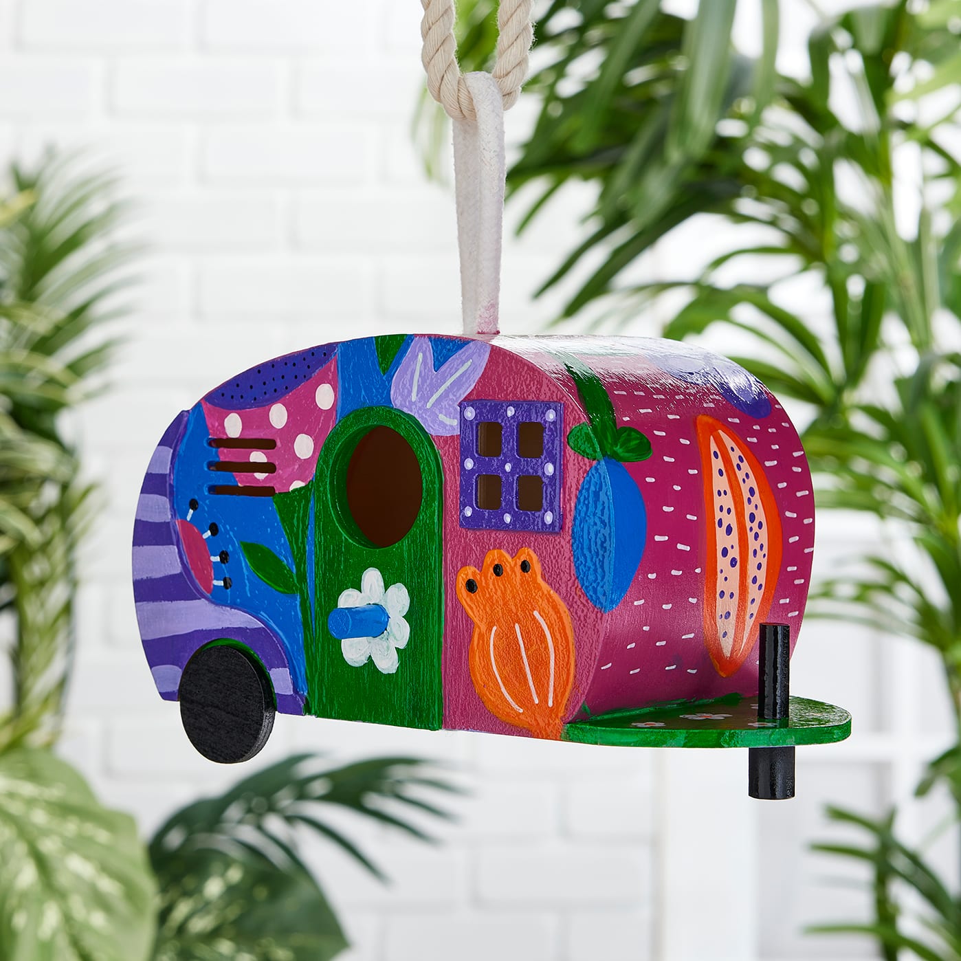 8" Wood Camper Birdhouse by Make Market®