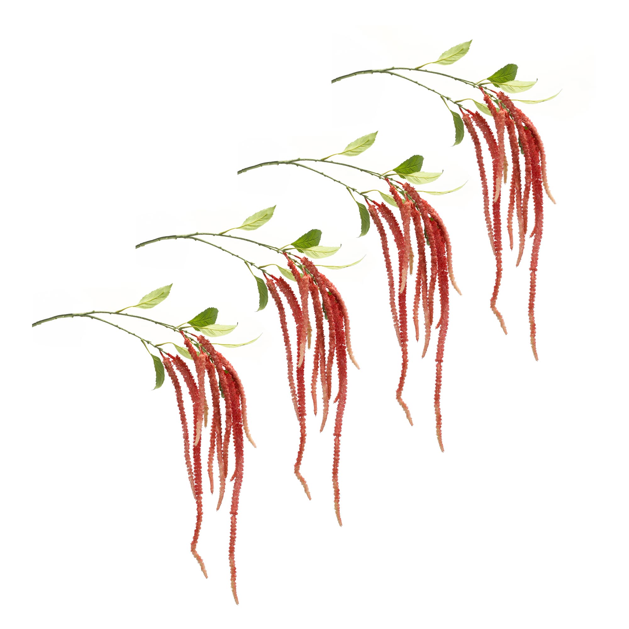 53.25&#x22; Red Amaranthus Floral Stems, 4ct.