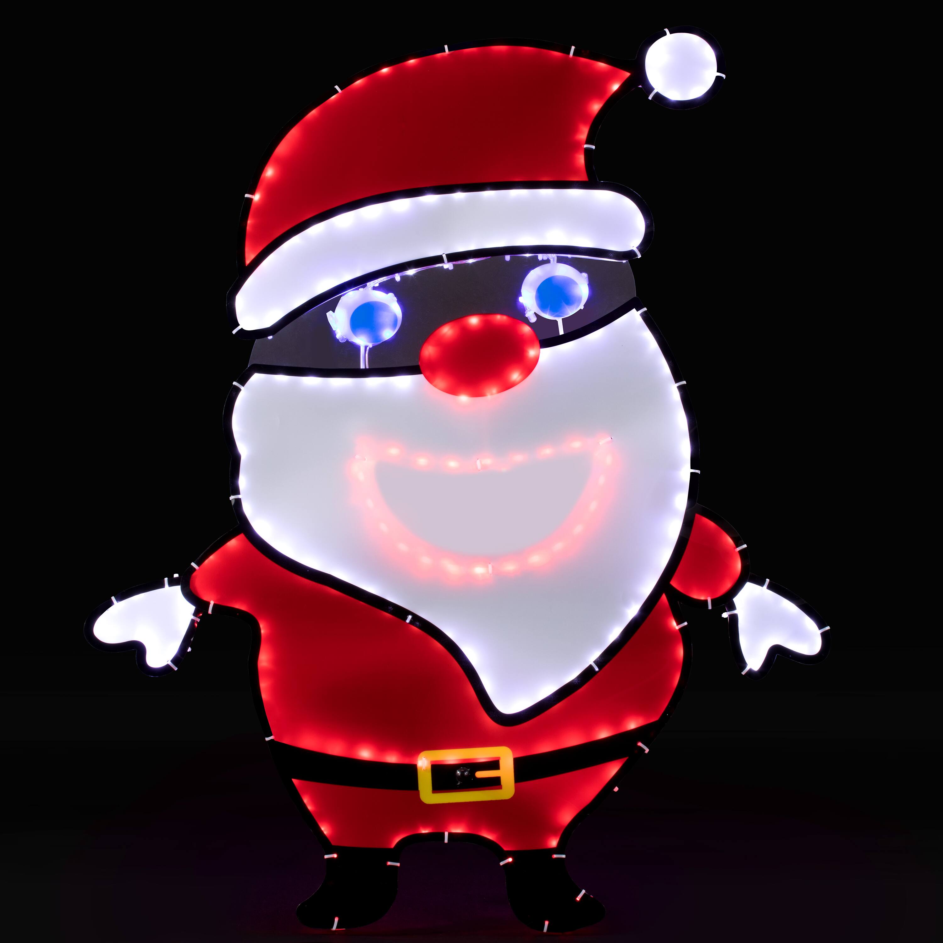 36.75&#x22; Singing Sculpture Santa