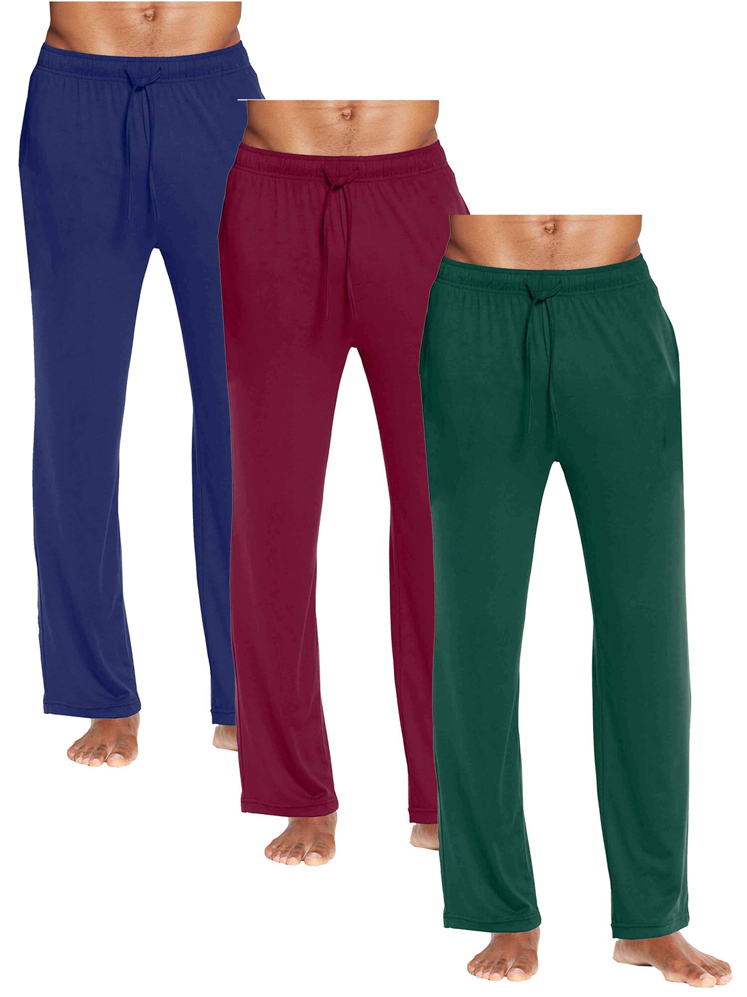 Galaxy by Harvic Men's Classic Lounge Pants 3 Pack