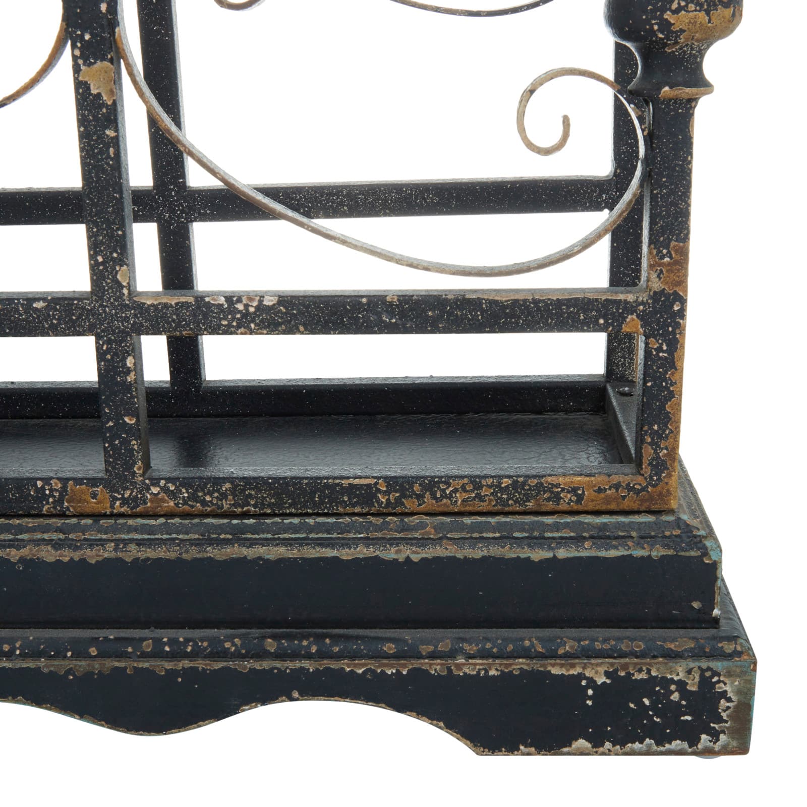 Black Iron Vintage Candelabra, 18&#x22; x 32&#x22; x 8&#x22;