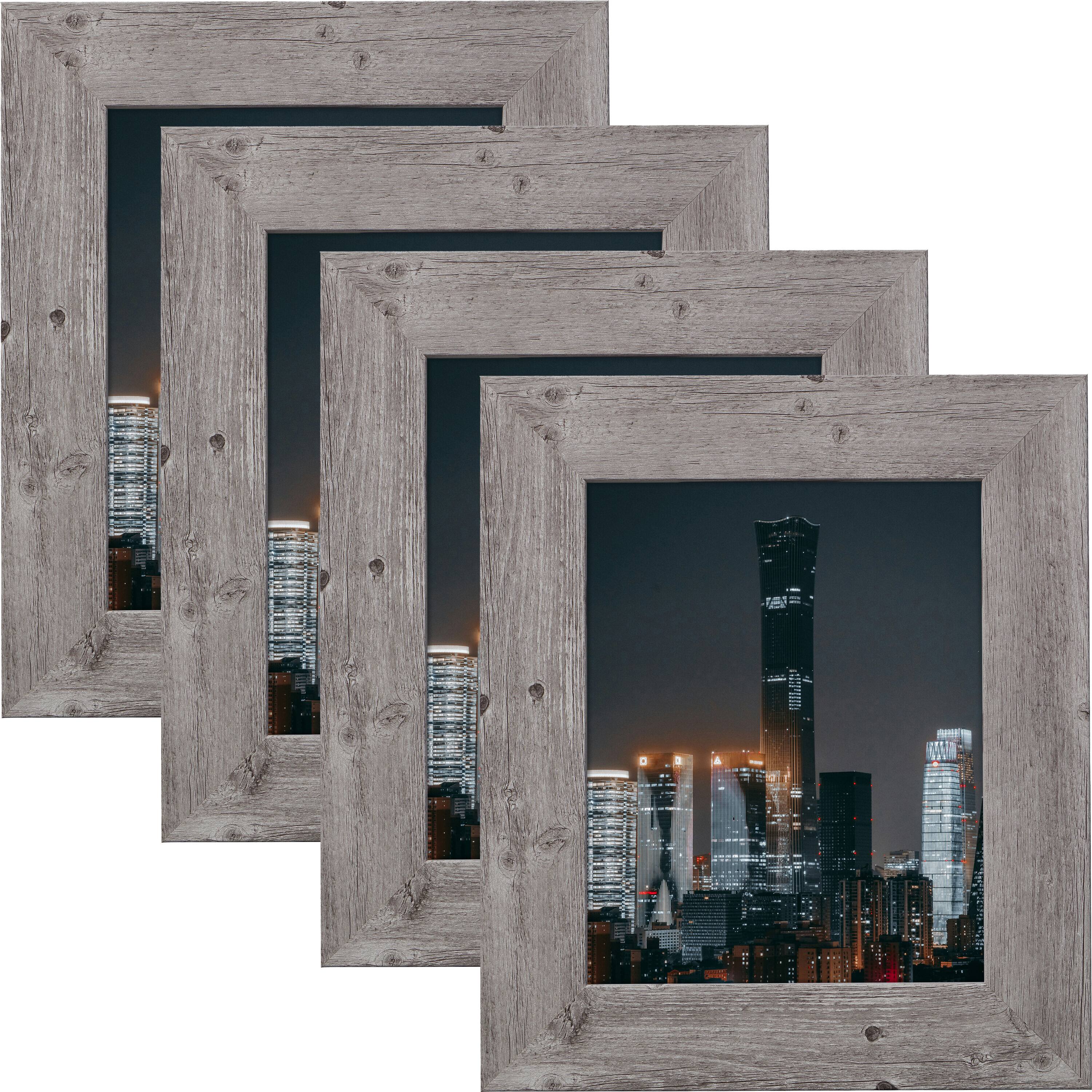 4 Pack Craig Frames American Barn Light Gray Picture Frame