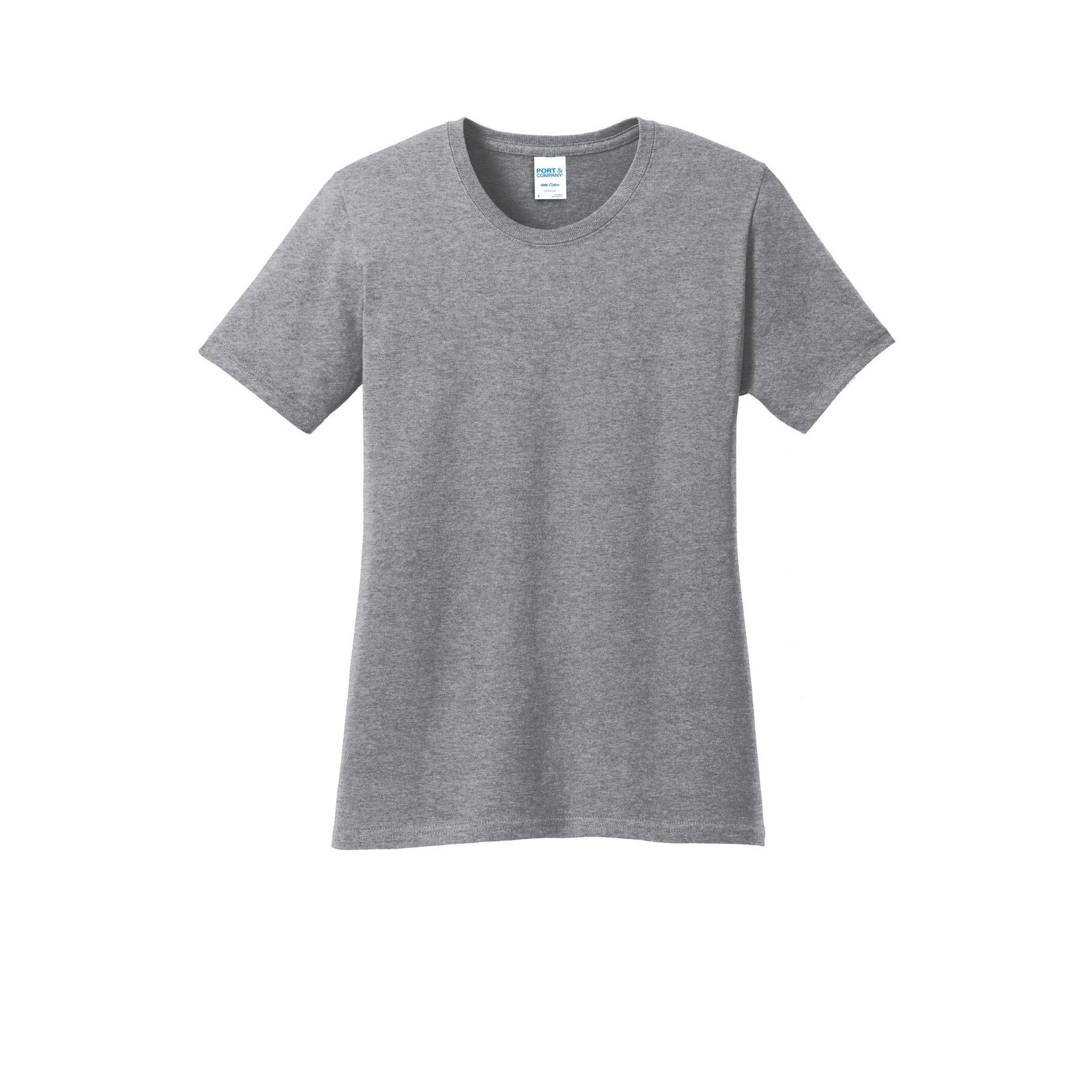 Port & Company® Neutrals Core Cotton Ladies T-Shirt
