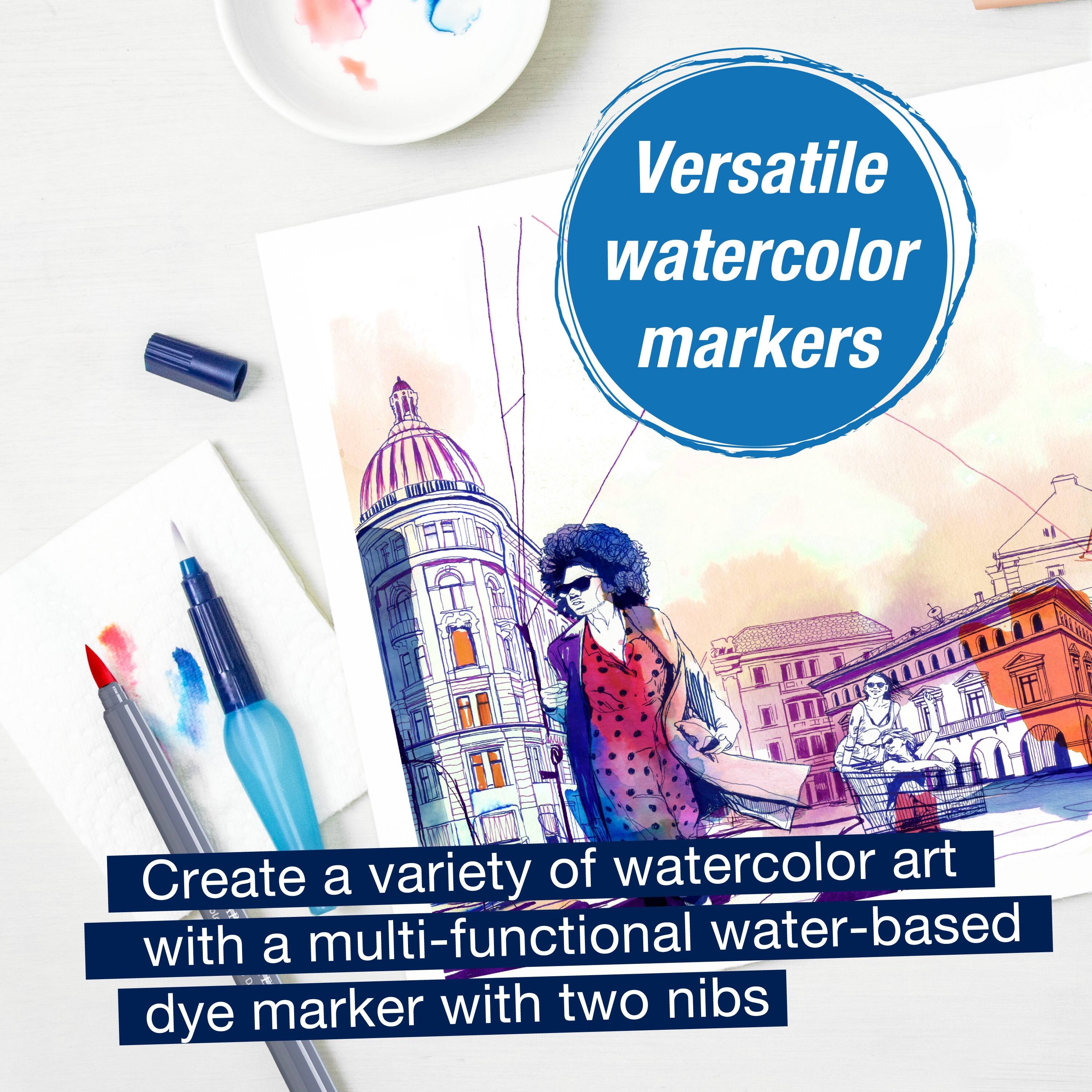 Faber-Castell&#xAE; Goldfaber Aqua Flowers Dual-Tip Marker Set