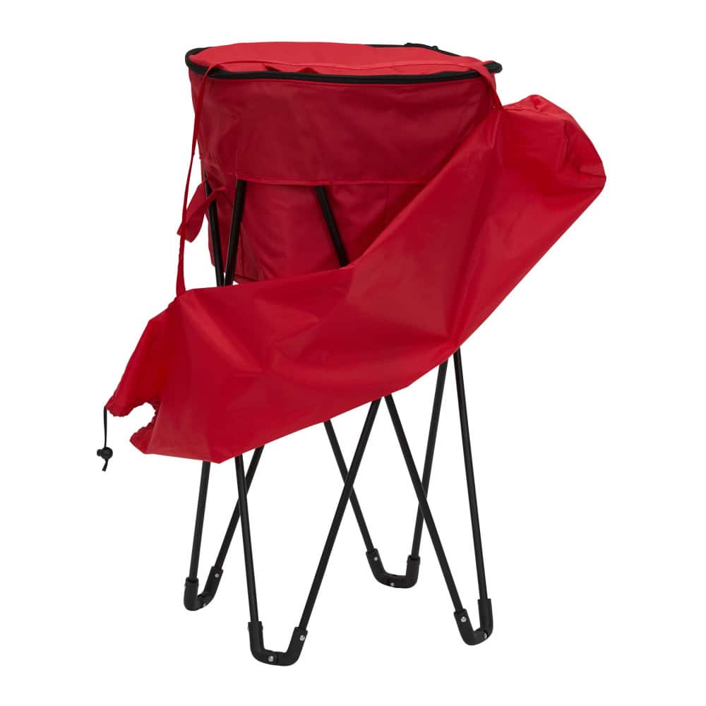 Household Essentials 33" Red Thermal Standing Cooler with Travel Bag