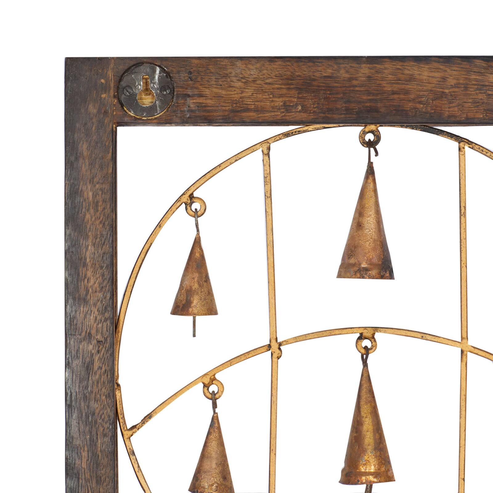 36&#x22; Brown Metal Farmhouse Wall Decor, 3ct.