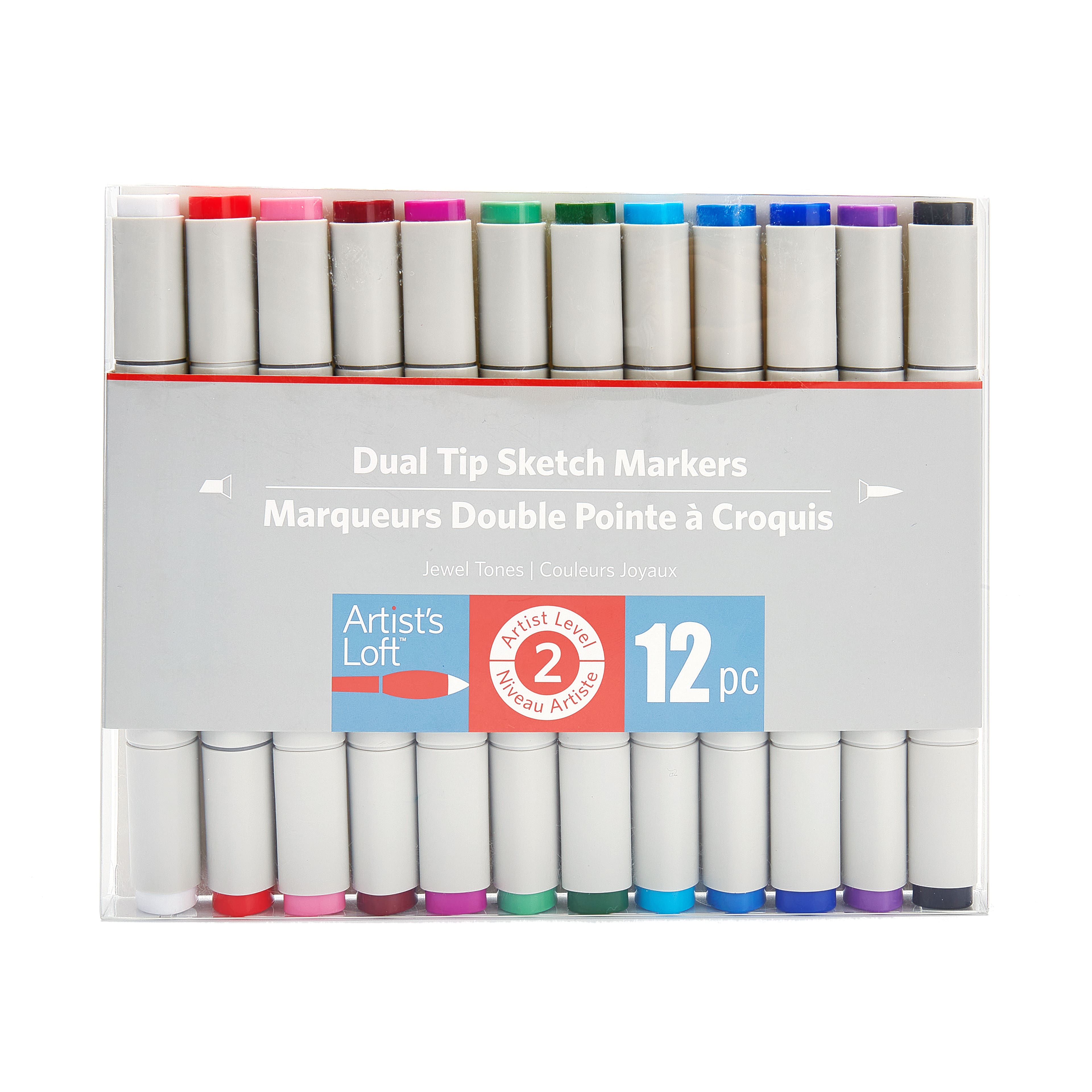 Artist's Loft 536363 Dual Tip Sketch Markers - 24 Colors for sale