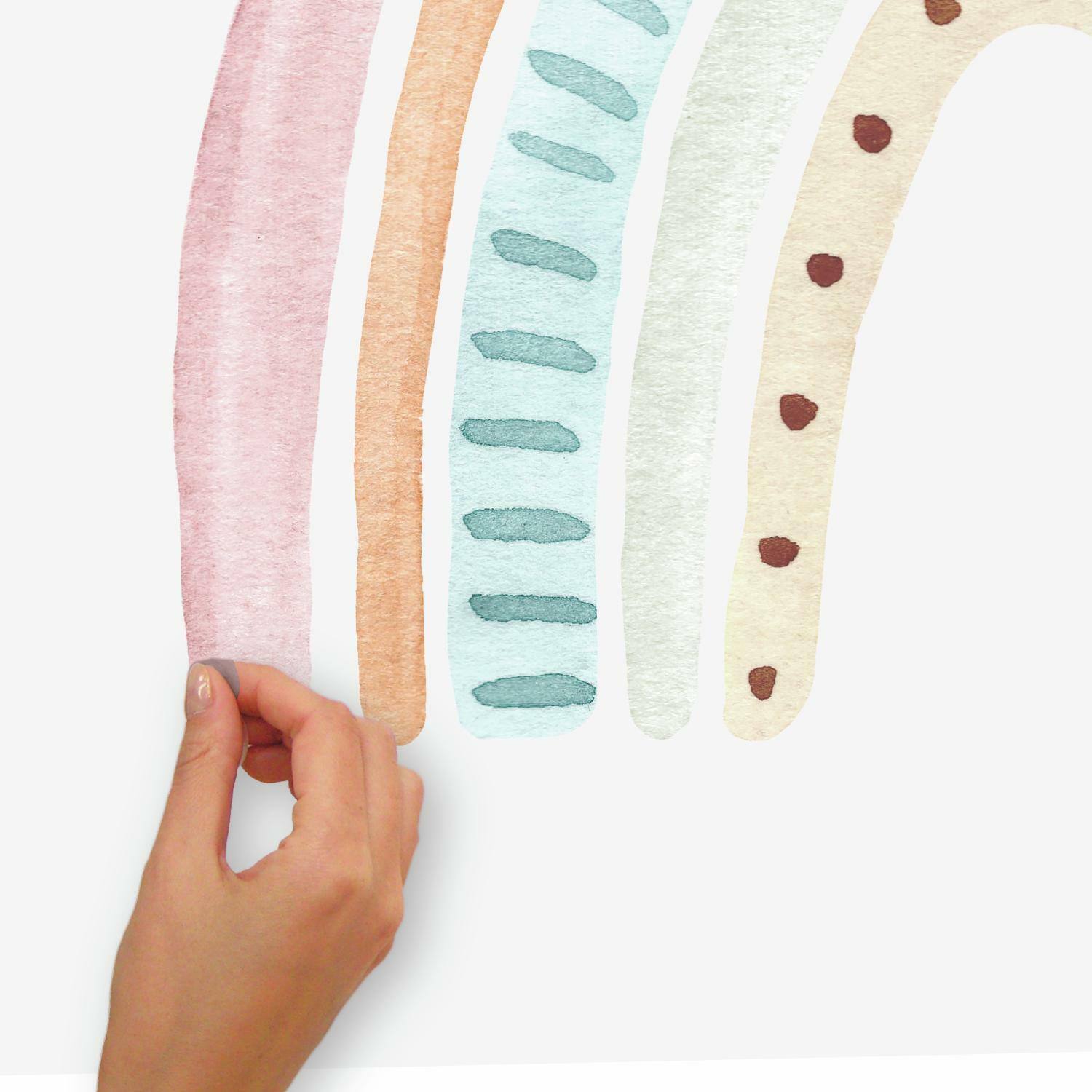 RoomMates Watercolor Rainbow Peel & Stick Wall Decals