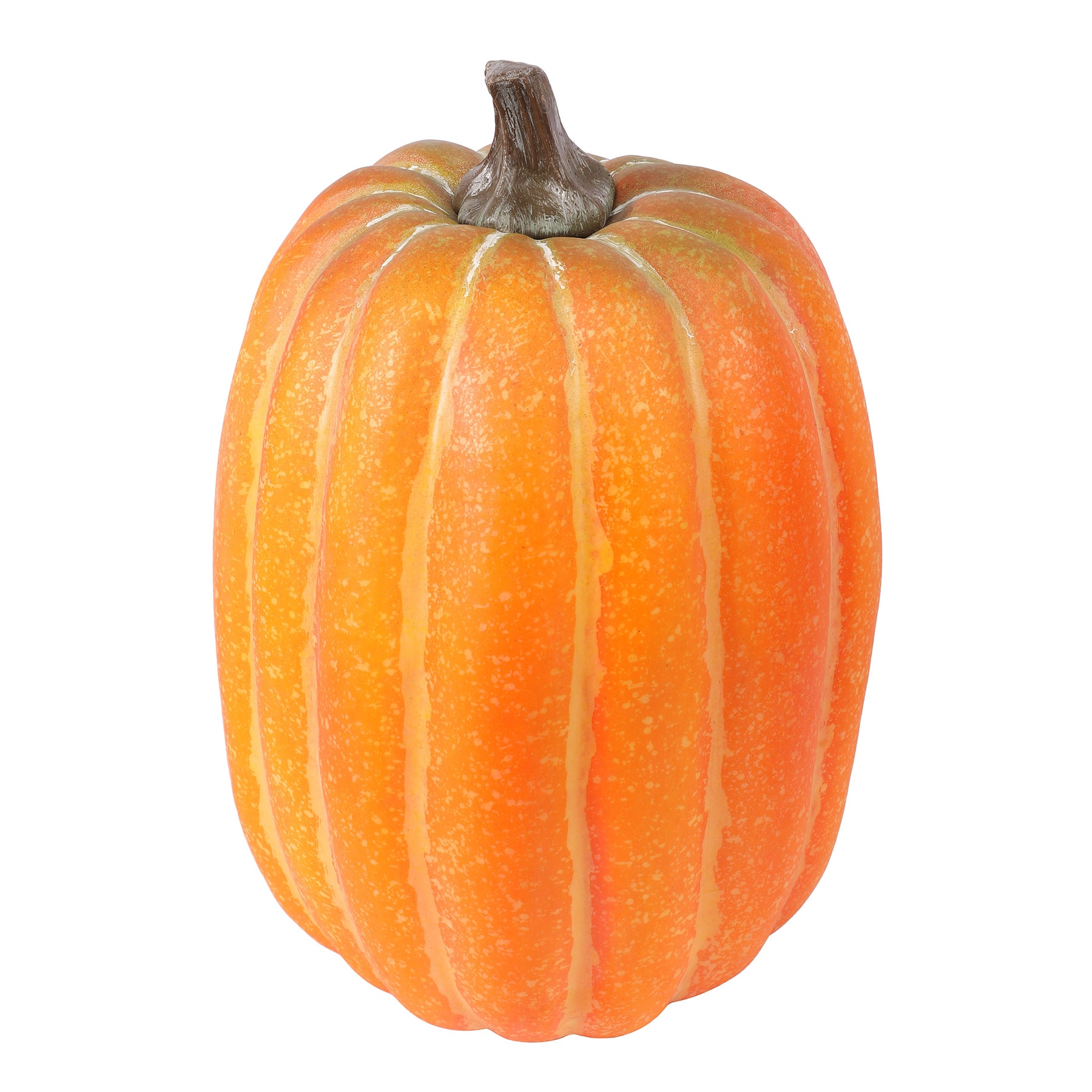 11&#x22; Tall Orange &#x26; Green Decorative Pumpkin by Ashland&#xAE;