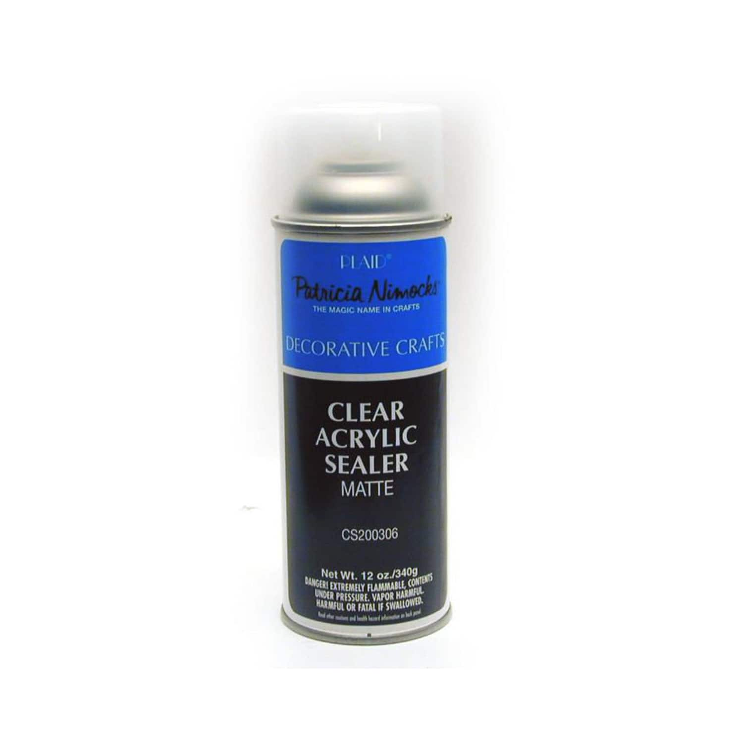 Plaid CS200306 Clear Acrylic Sealer Spray Matte 12oz