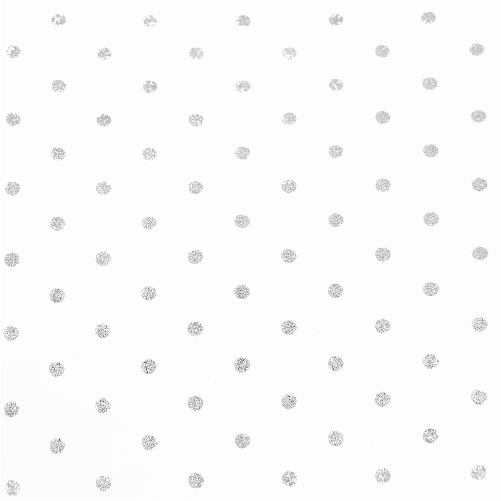 JAM Paper Premium Holiday Everything Silver Gift Wrap, 4ct.