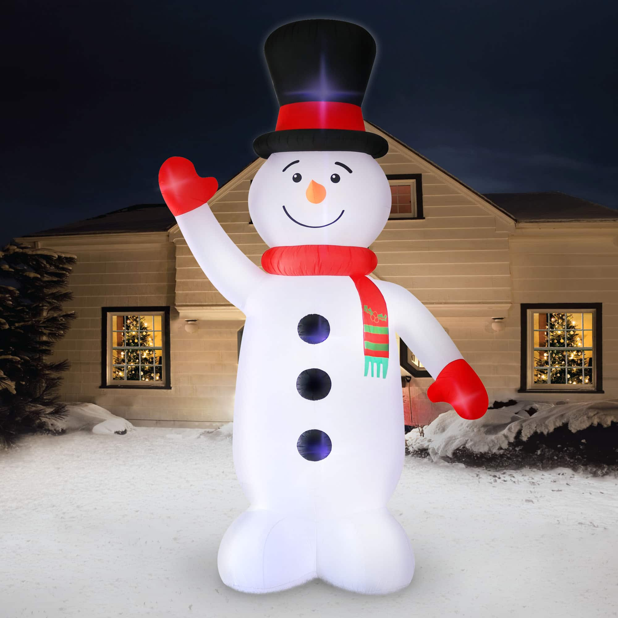 20ft. Inflatable Christmas Light Up Snowman