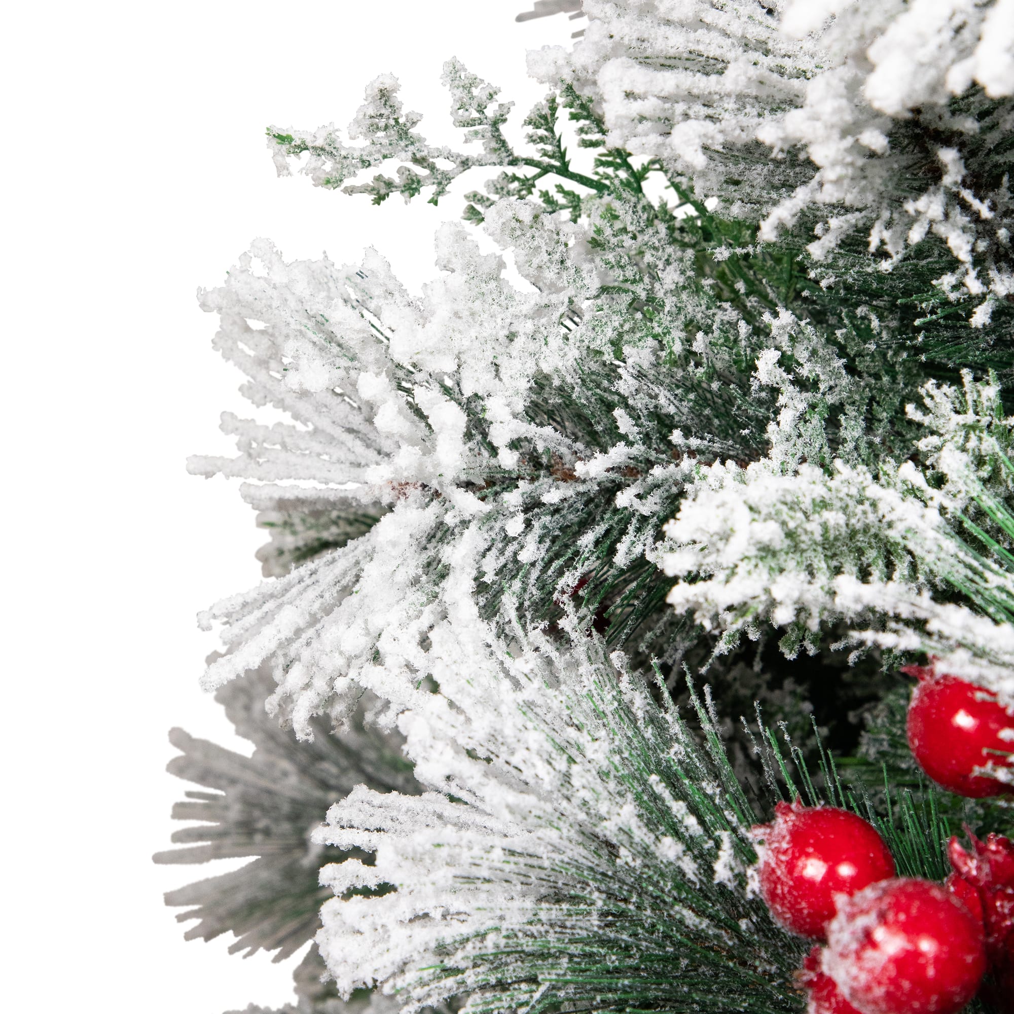 5ft. Unlit Real Touch™ Full Heavily Flocked Whittaker Spruce Artificial Christmas Tree 