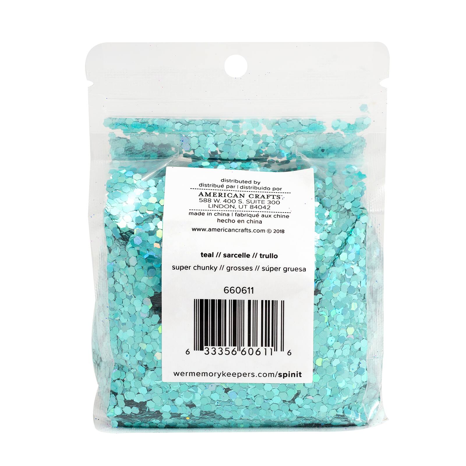 12 Pack: We R Memory Keepers&#xAE; Spin It&#x2122; Super Chunky Polyester Glitter