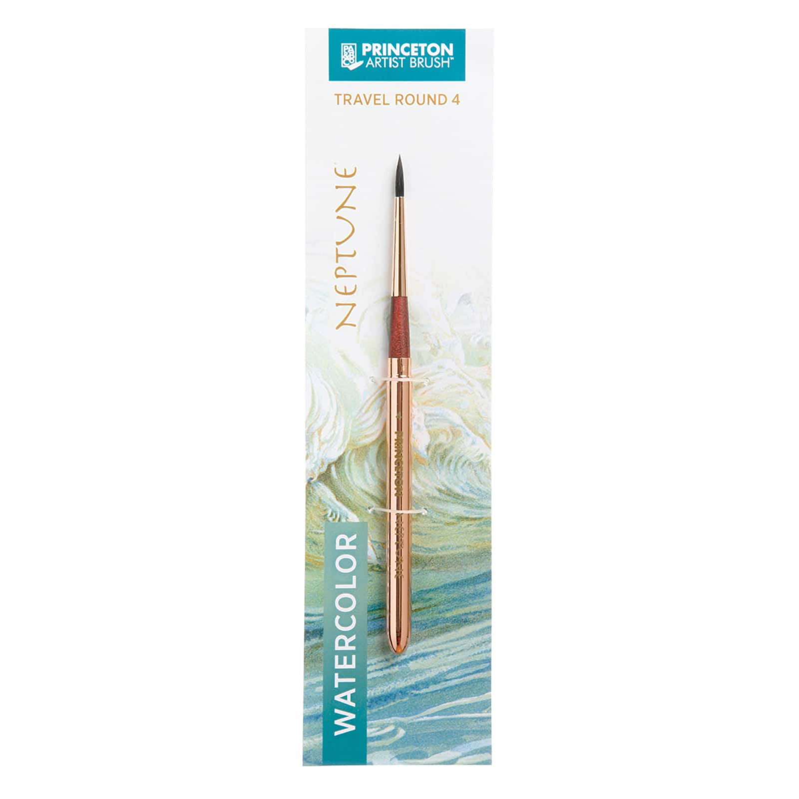 Princeton™ Neptune™ Synthetic Travel Round Brush By Princeton Art & Brush Co Paint | 4 | Michaels®