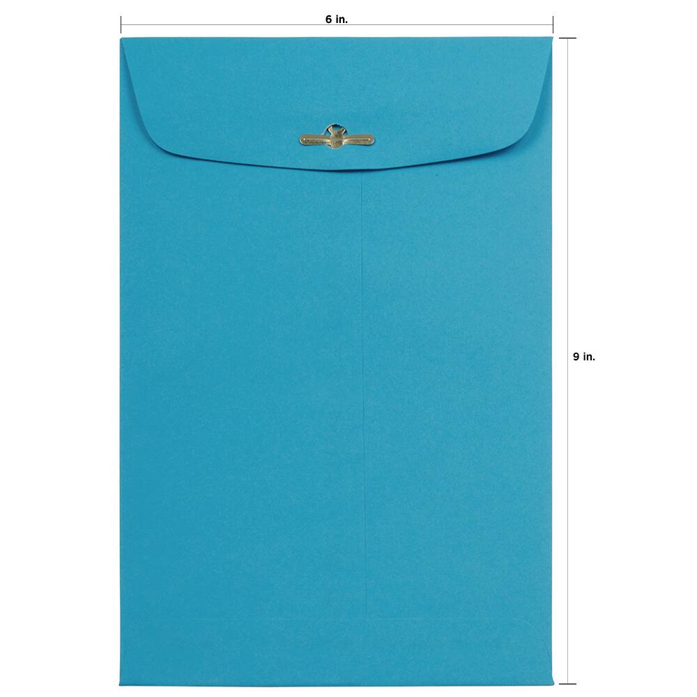 JAM Paper 9" x 6" Assorted Open End Catalog with Clasp Envelopes, 60ct.